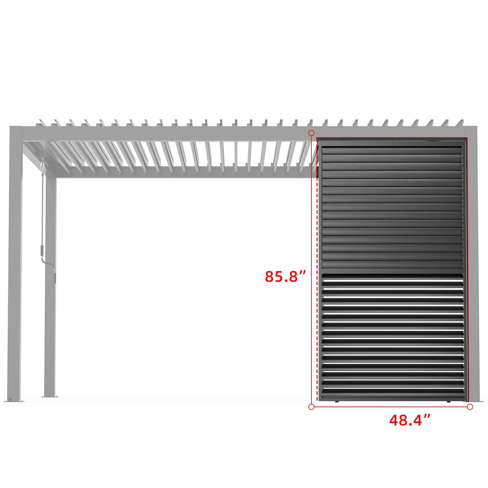 Louver Grille Frame & Louvers - Image 5
