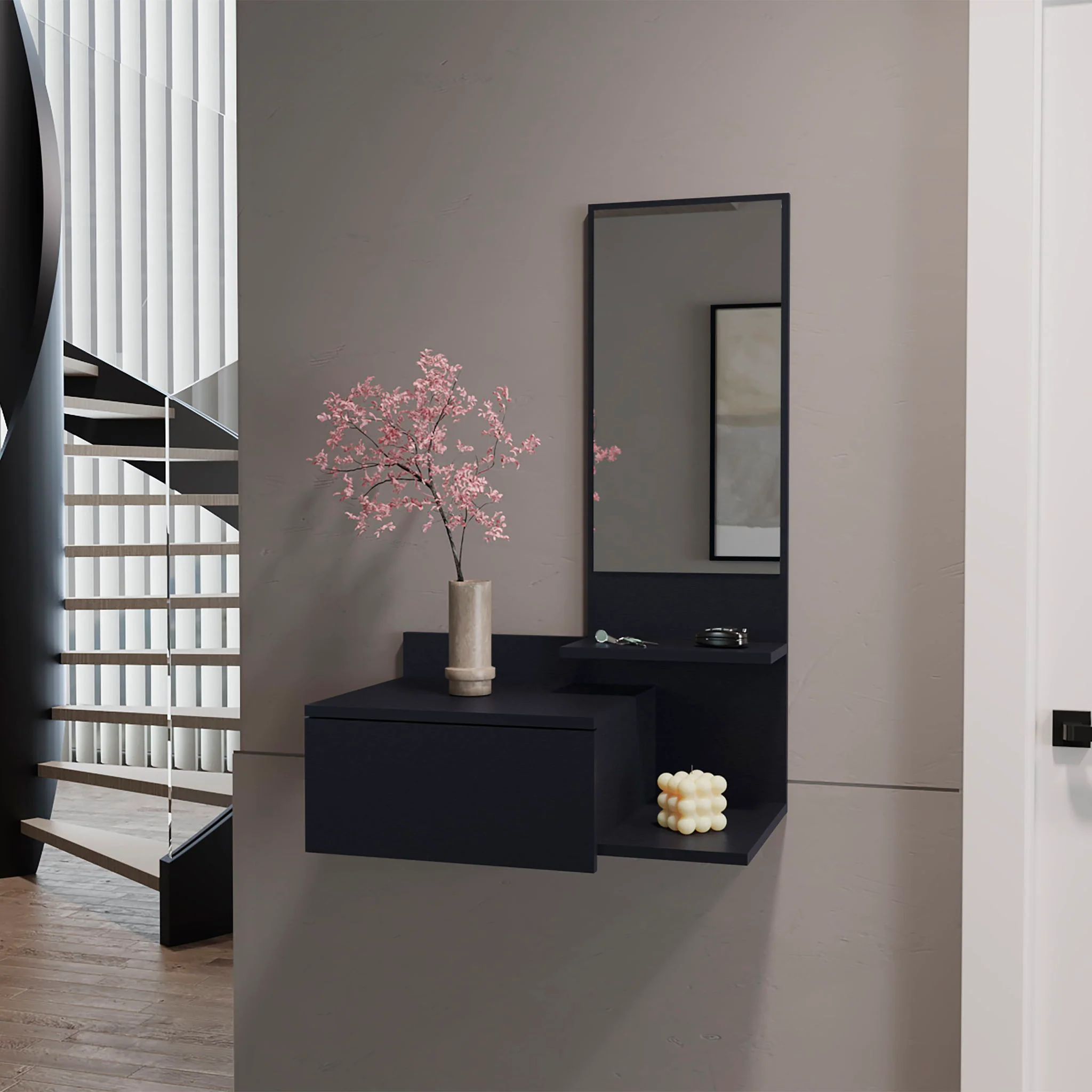 Lowell - Floating Hallway Cabinet - Image 15