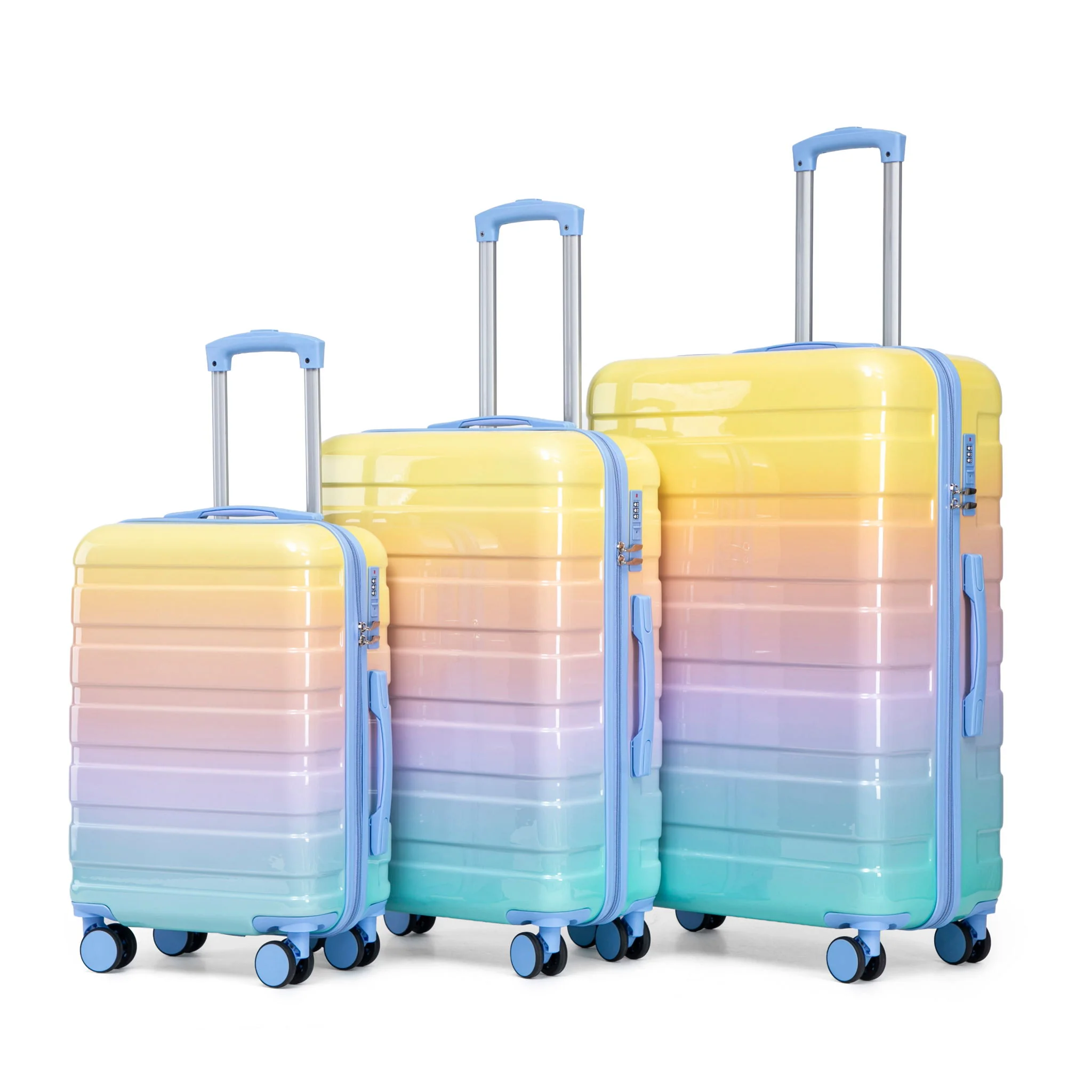Luggage Set 20" /24" /28" With Combination Lock And Silent Wheels - Image 5
