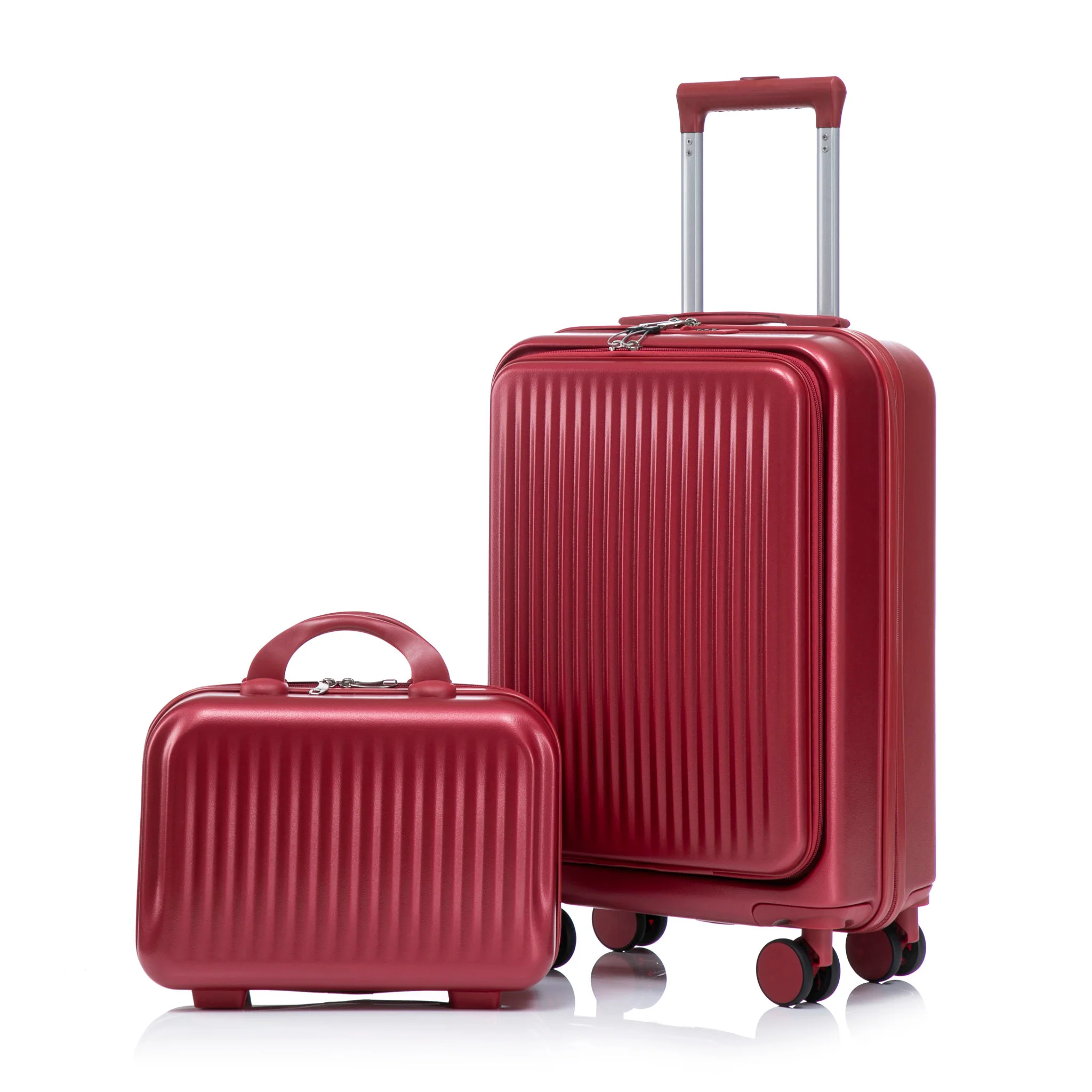 Luggage Set With Cosmetic Case, Combination Lock, Front Opening Design - Image 29