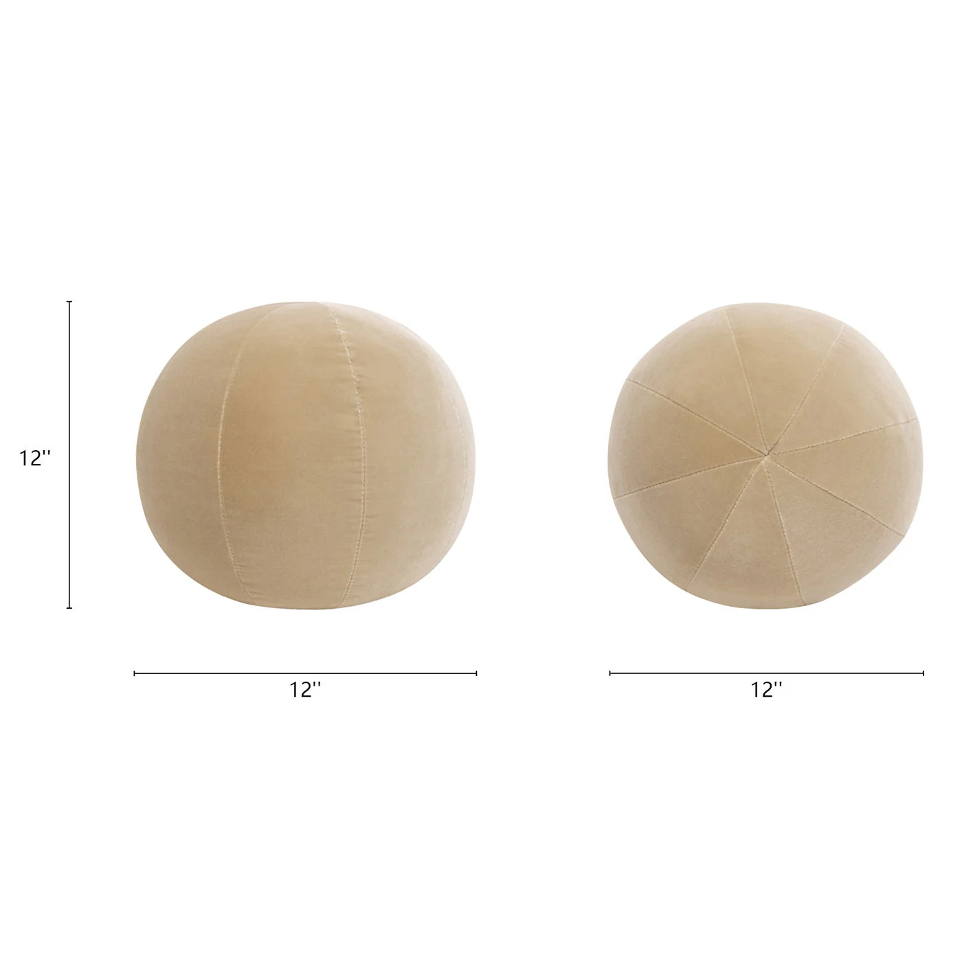 Luna - Round Sphere Accent Ball Throw Pillow - Image 4