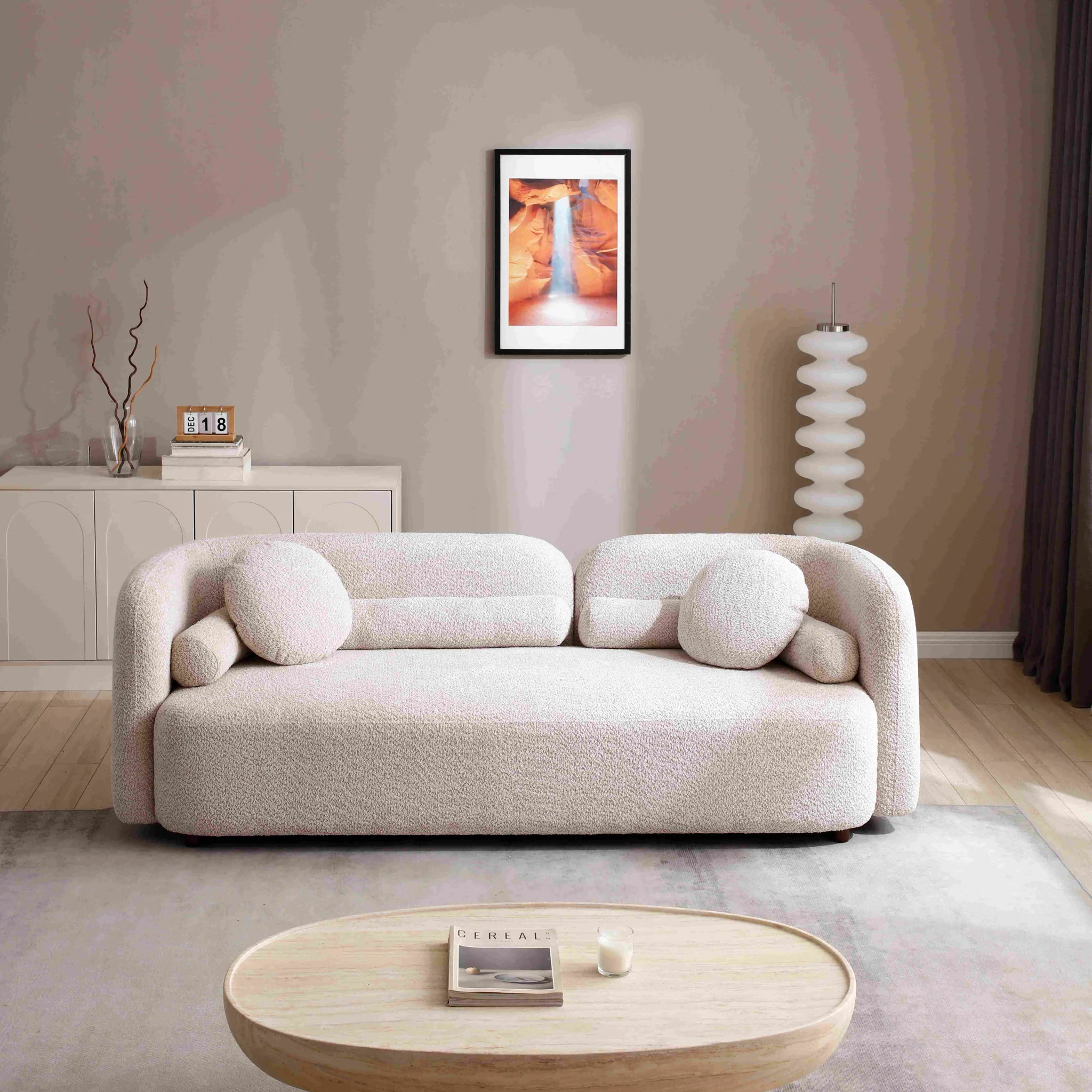 Luxury Modern Couch, 3 Seater Sofa For Living Room - Image 4