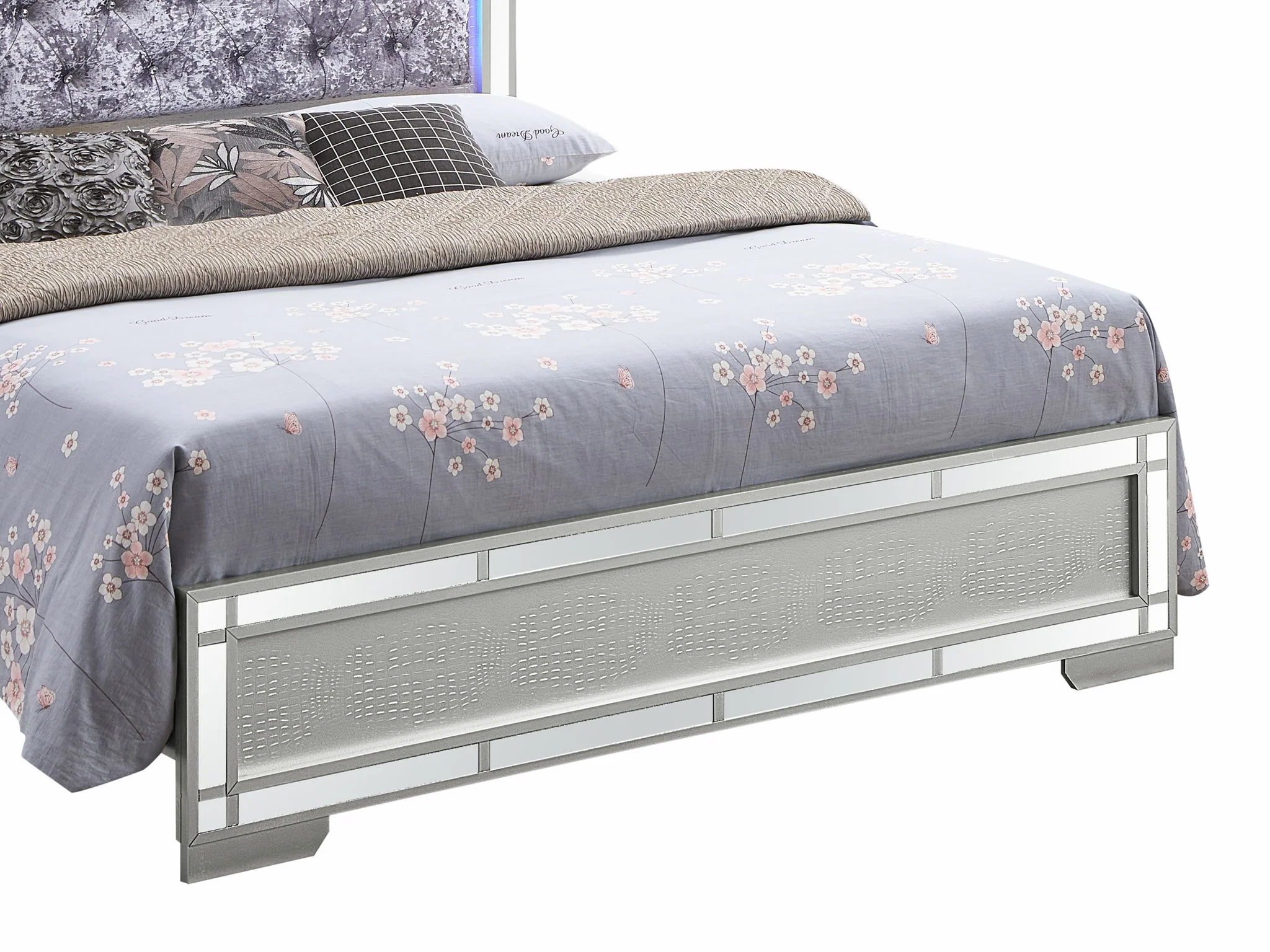 Madison - Upholstered Bed With LED - Image 5