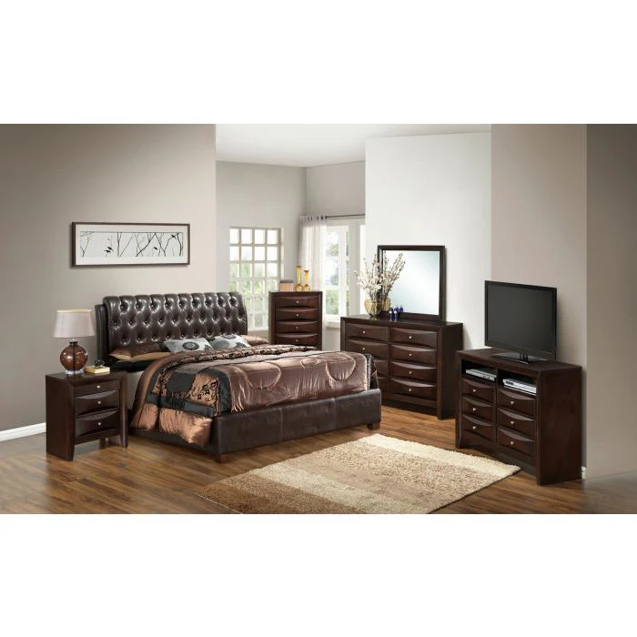 Marilla - King Bed - Dark Brown - Image 5