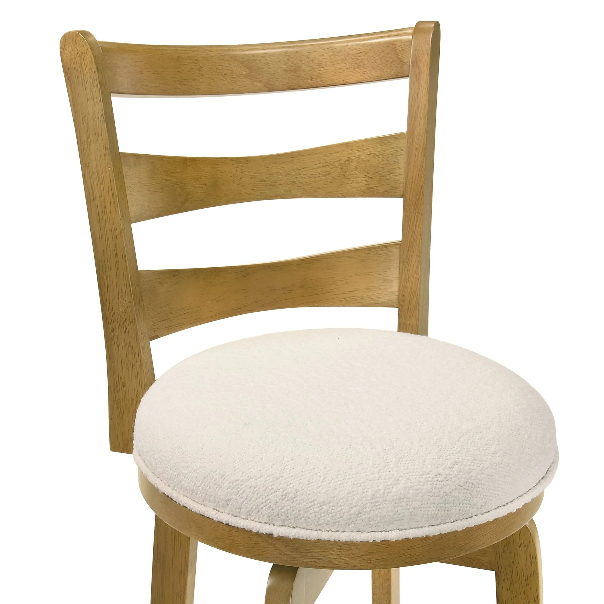 Melindra - Modern Farmhouse Swivel Wood Counter Height Kitchen Bar Stool - Image 11