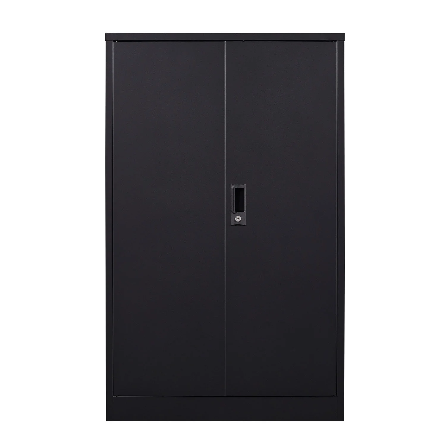Metal Storage Cabinet With Locking Doors And Adjustable Shelf, Folding Filing Storage Cabinet, Folding Storage Locker Cabinet For Home Office, School, Garage - Image 19