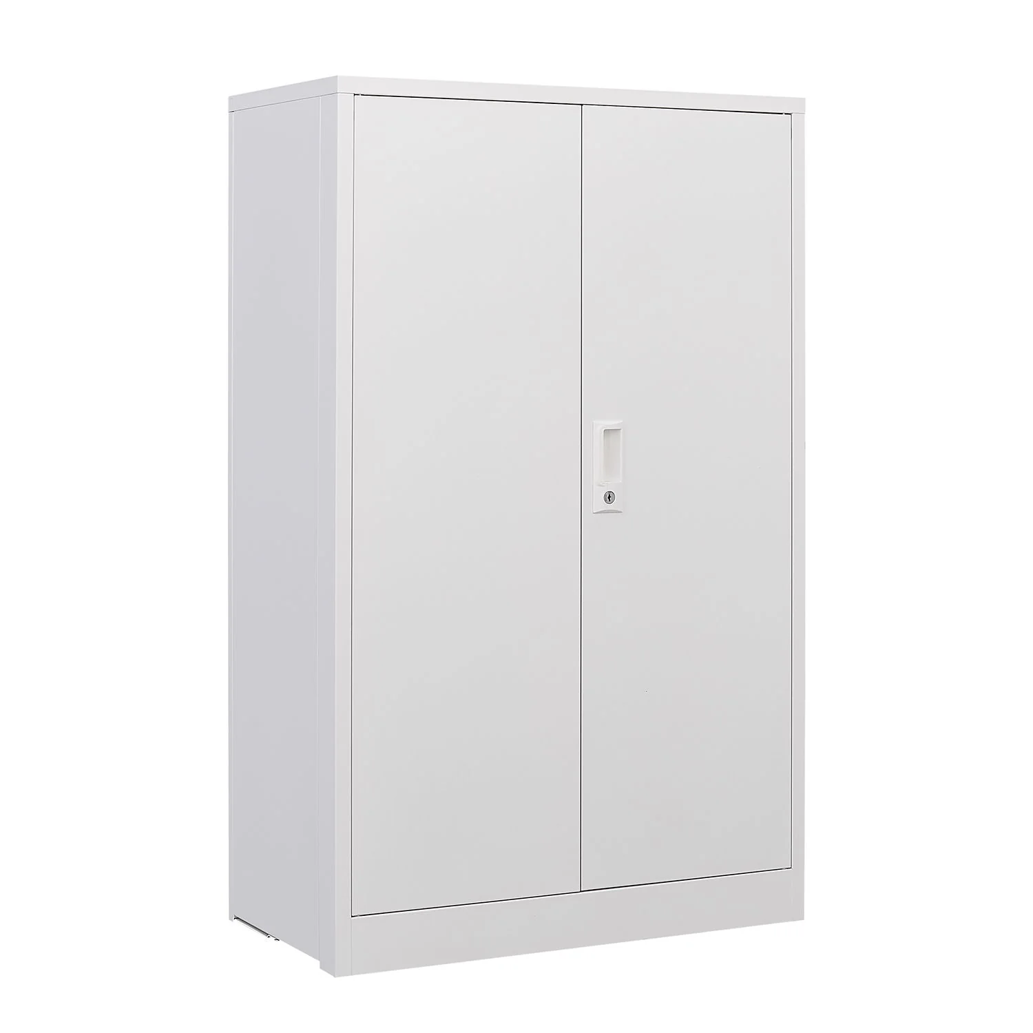 Metal Storage Cabinet With Locking Doors And Adjustable Shelf, Folding Filing Storage Cabinet, Folding Storage Locker Cabinet For Home Office, School, Garage - Image 3