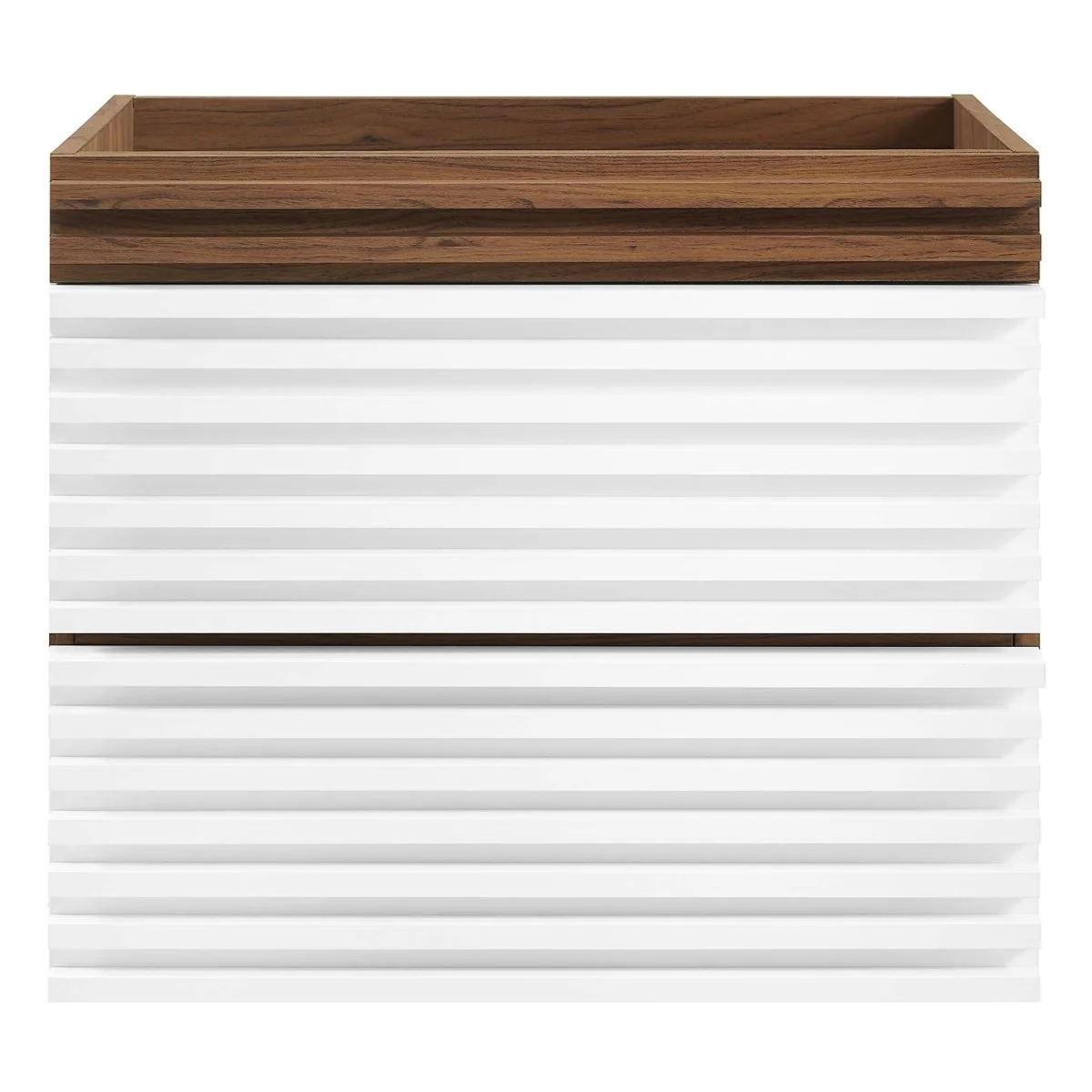 Mid-Century Wall-Mount Bathroom Vanity Cabinet — Available in Multiple Sizes and Finishes - Image 86