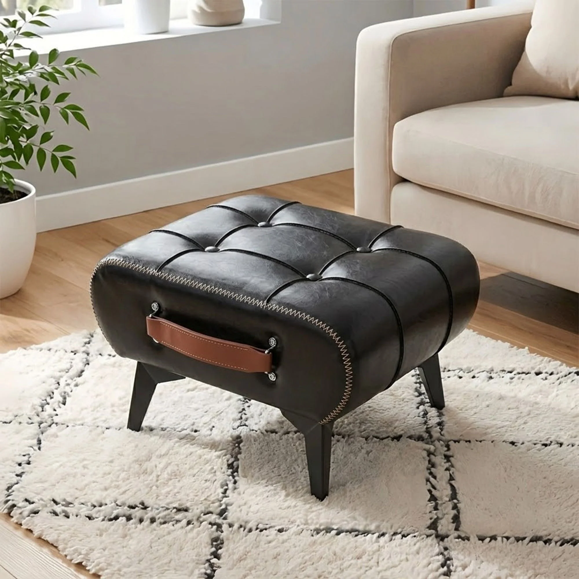 Minimalist Footstool With Hidden Storage - Image 16