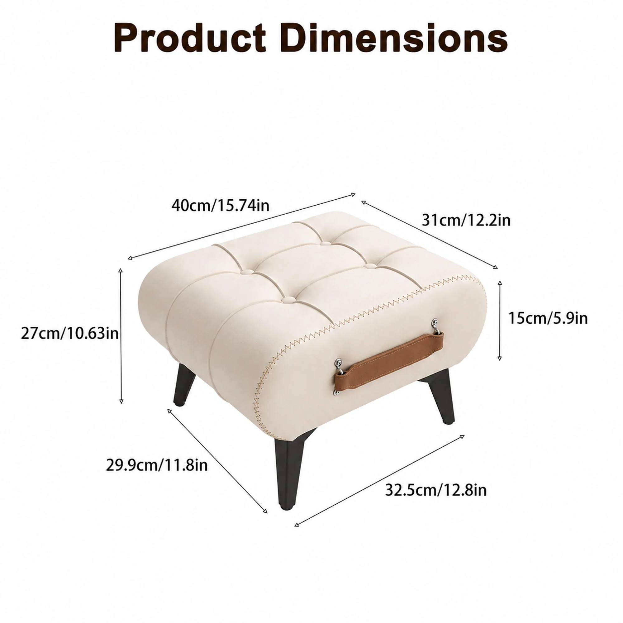 Minimalist Footstool With Hidden Storage - Image 33