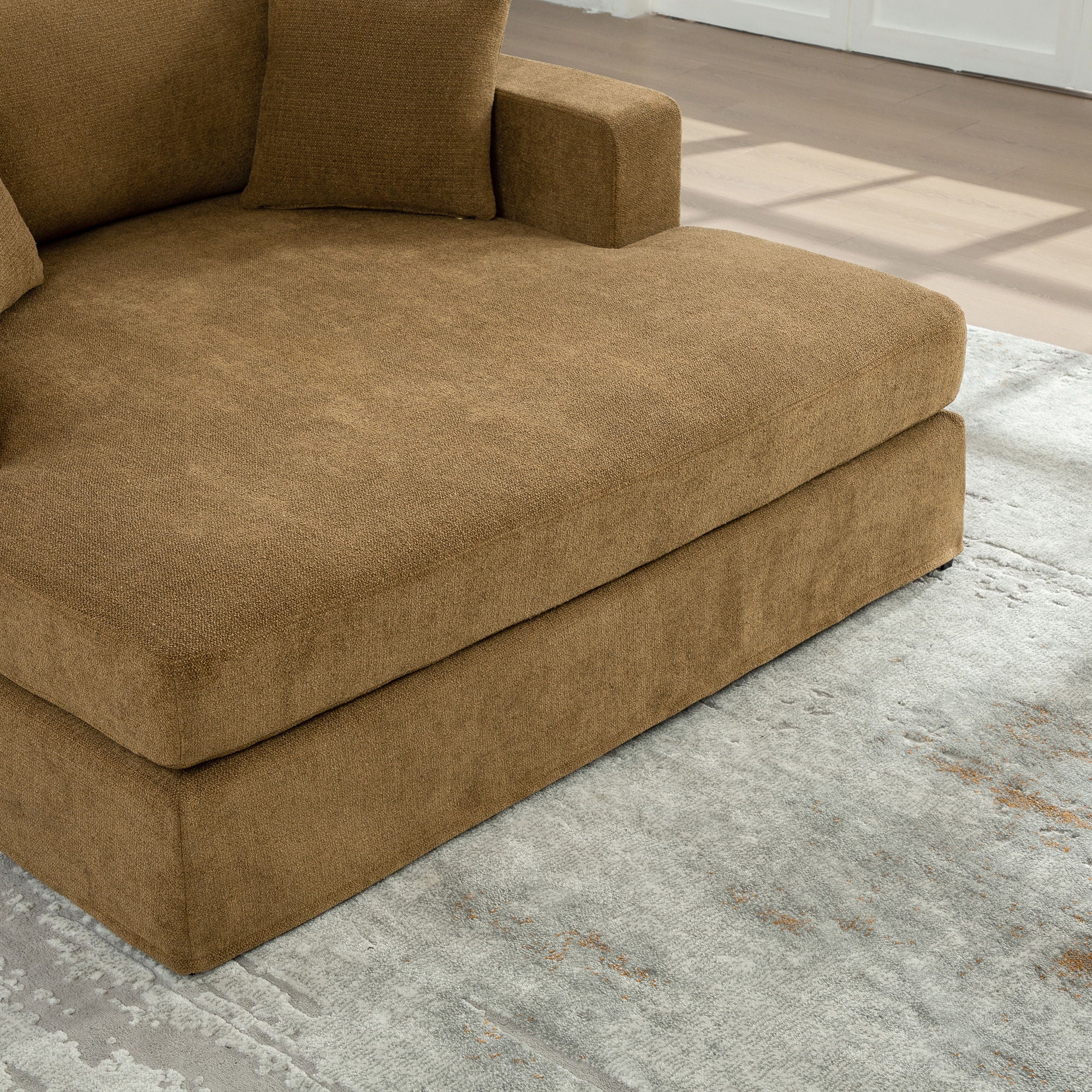 Modern Aesthetic Wide Sofa Bed - Image 9