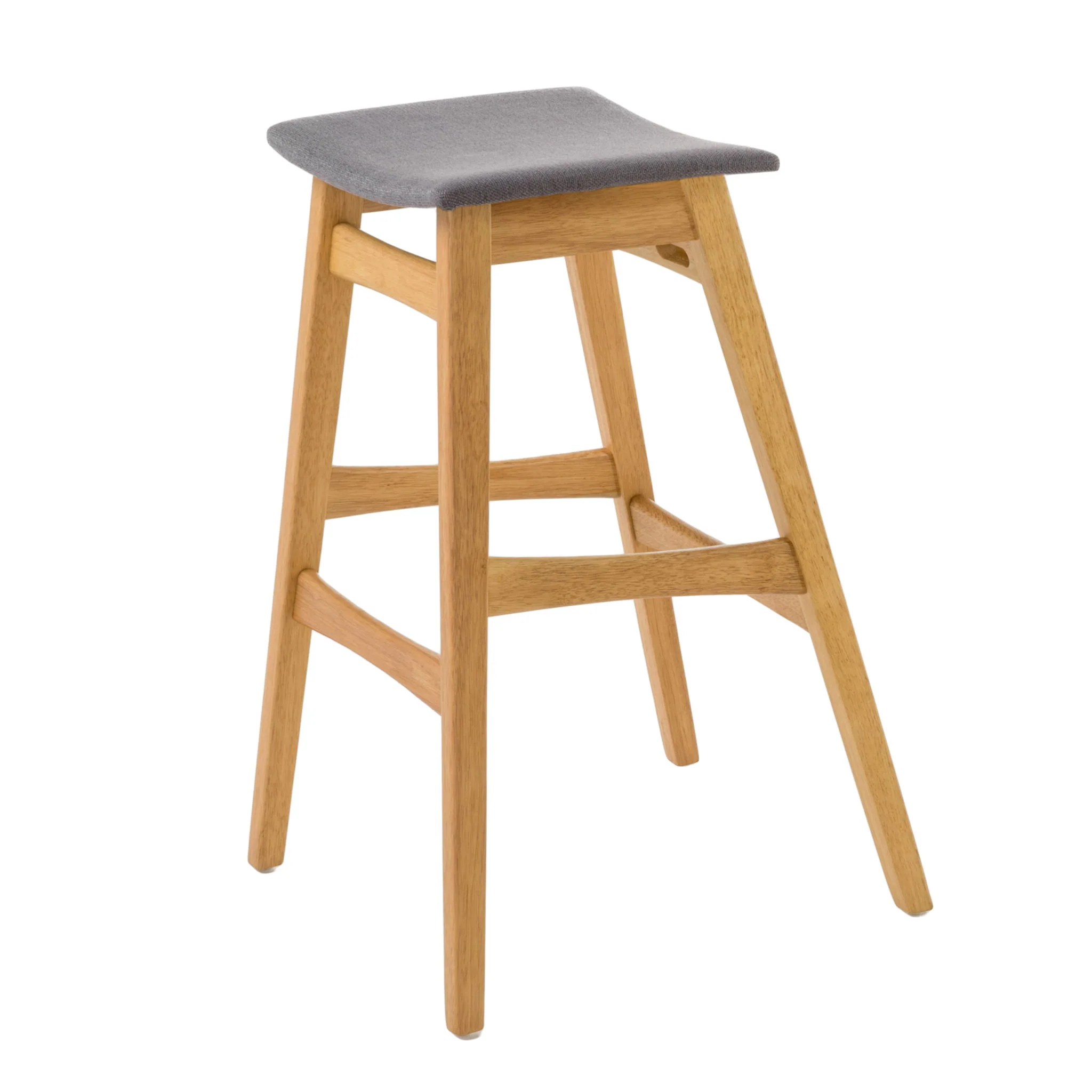 Modern Bar Stool Set With Upholstered Seating - Image 10