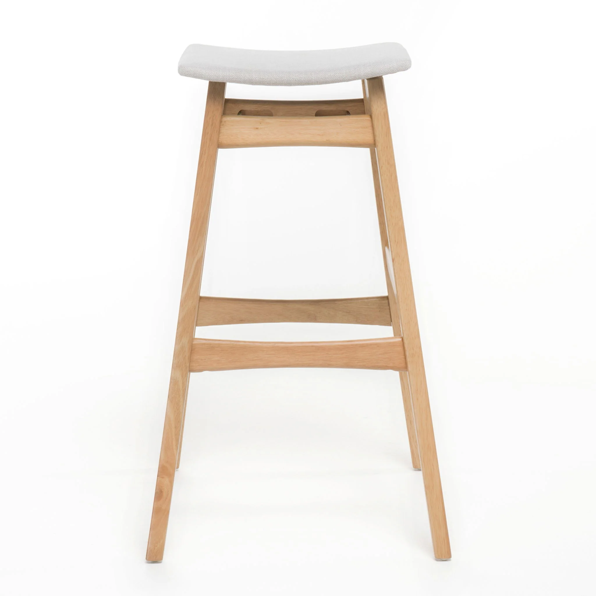 Modern Bar Stool Set With Upholstered Seating - Image 12