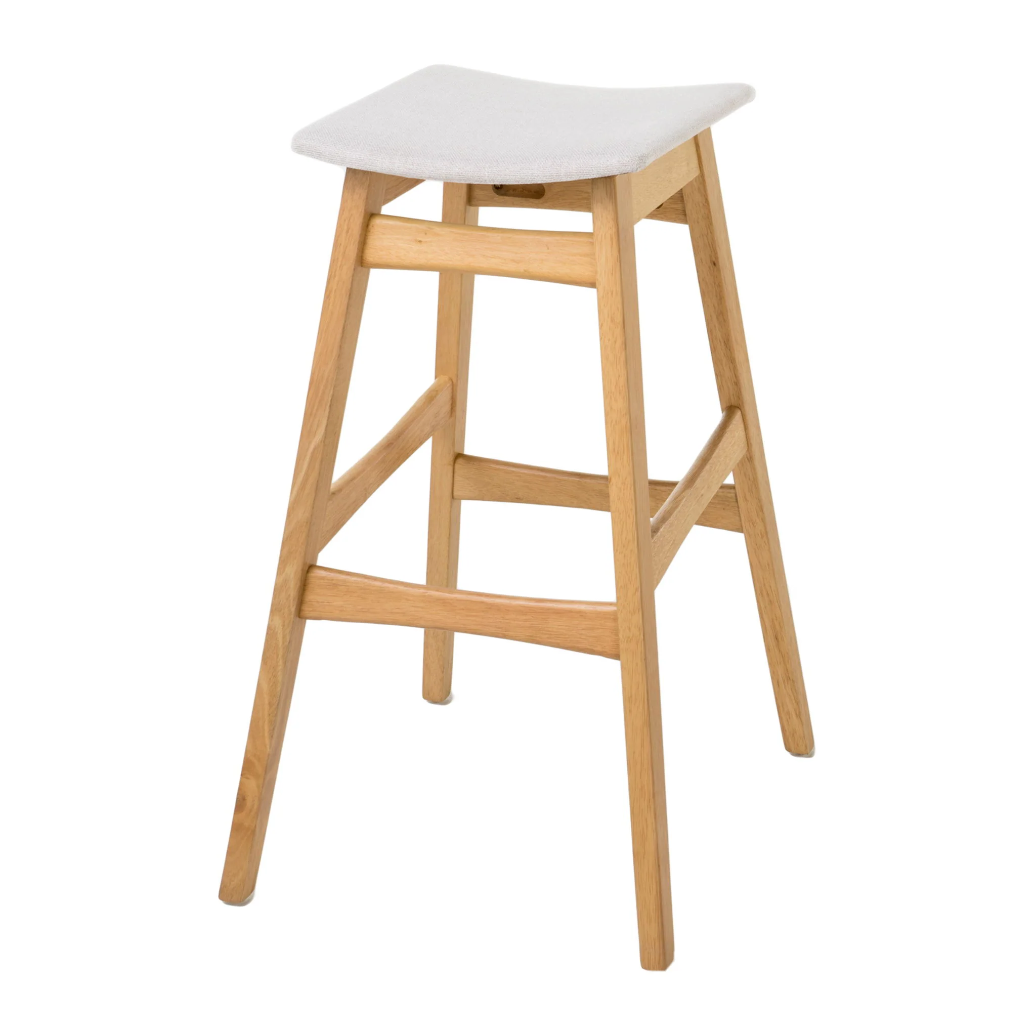 Modern Bar Stool Set With Upholstered Seating - Image 14