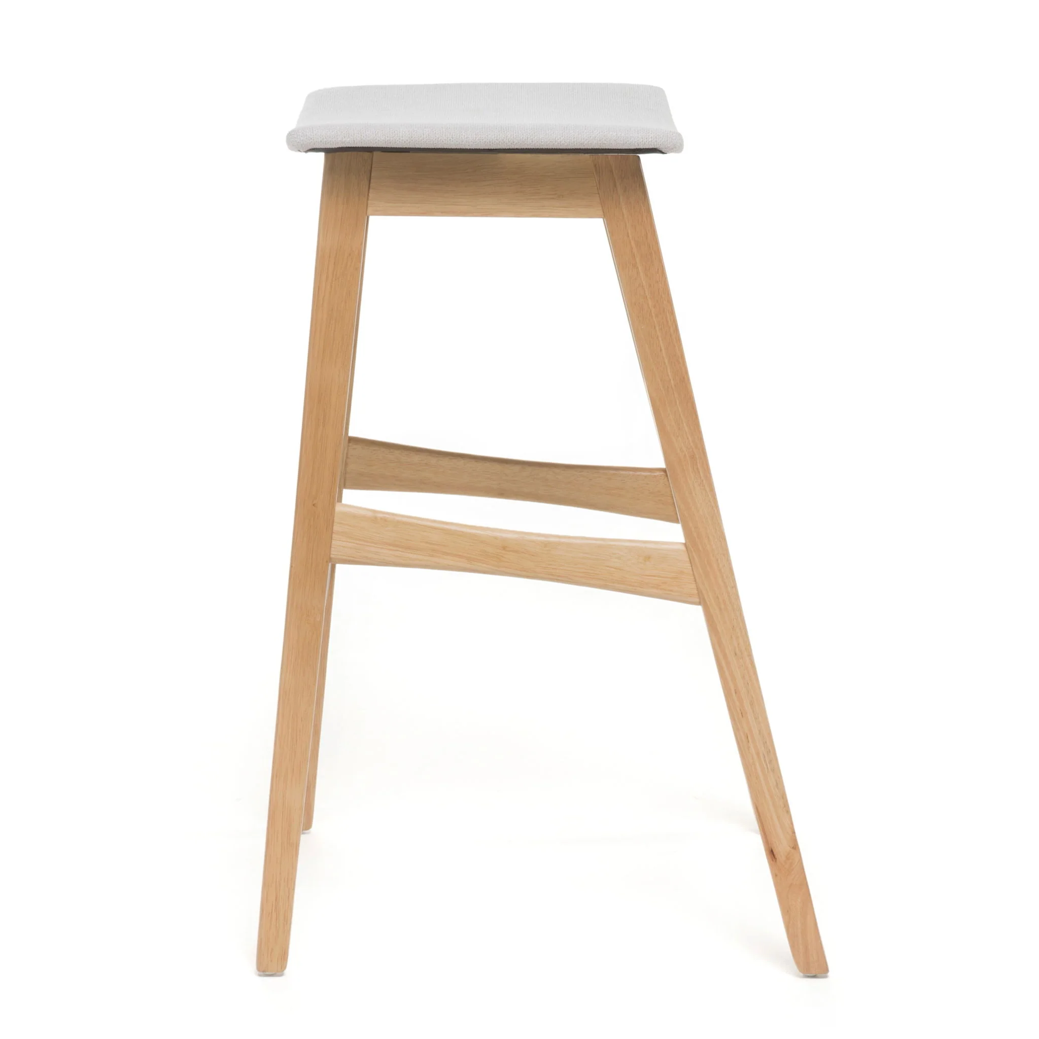 Modern Bar Stool Set With Upholstered Seating - Image 4