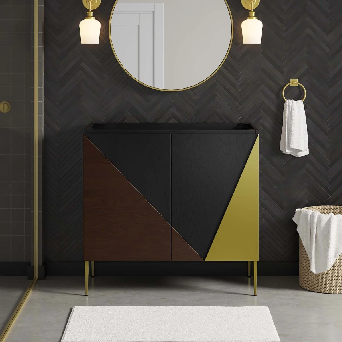 Modern Bathroom Vanity Cabinet – Freestanding Storage Vanity for Bath (Sink Not Included) - Image 27