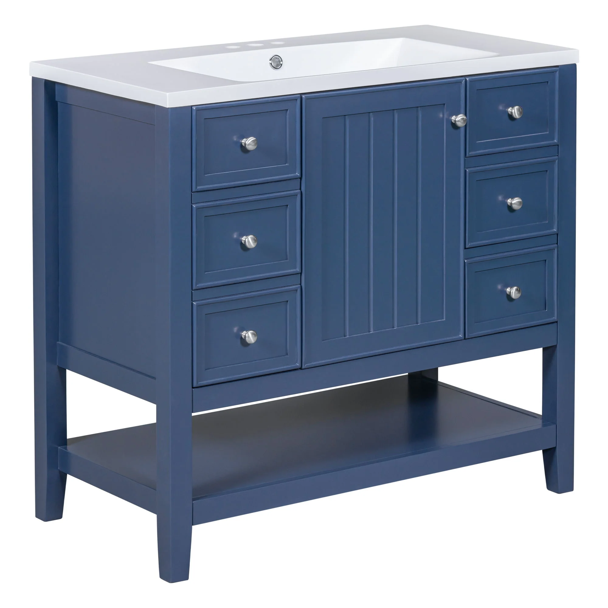 Modern Bathroom Vanity With Sink - Image 3