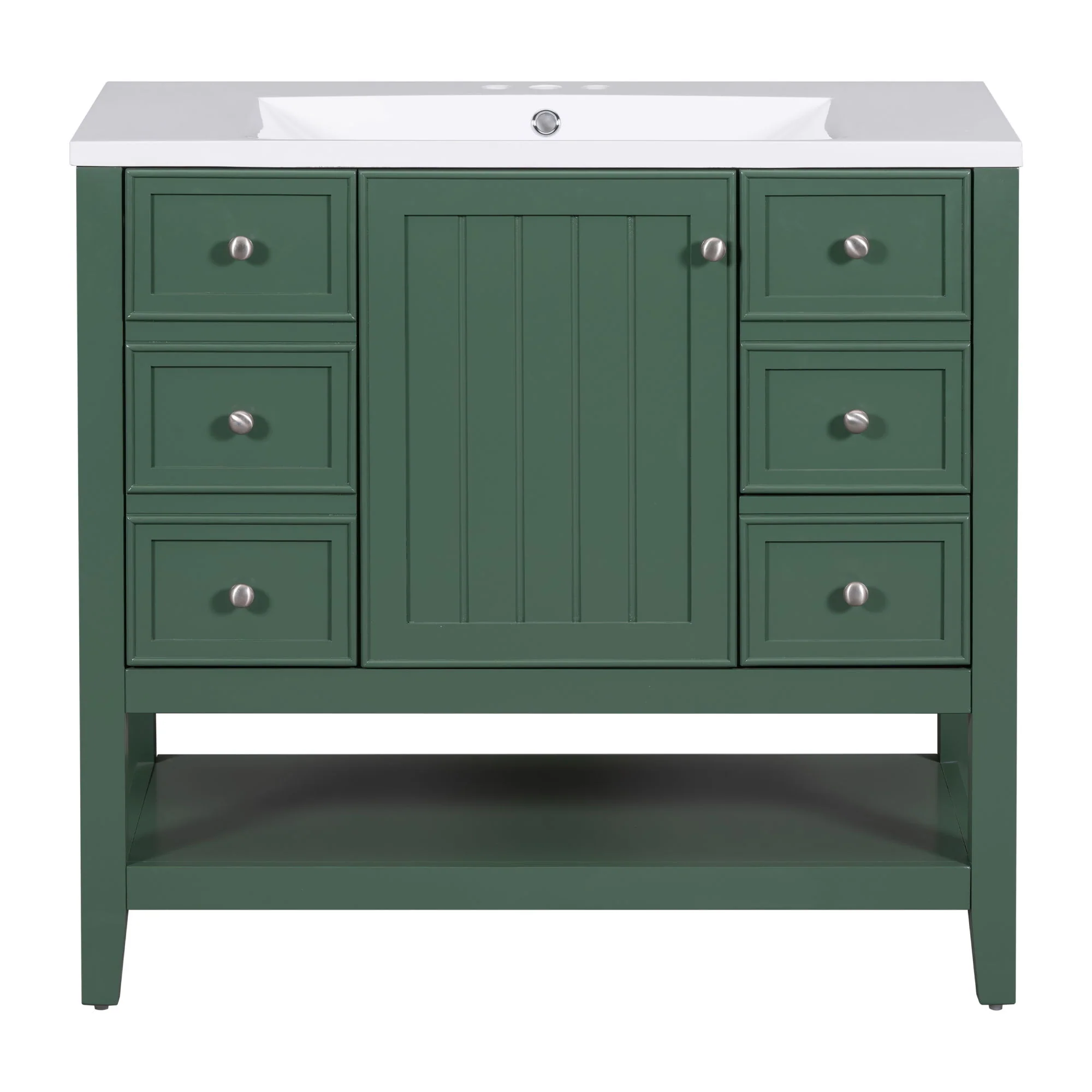 Modern Bathroom Vanity With Sink - Image 5