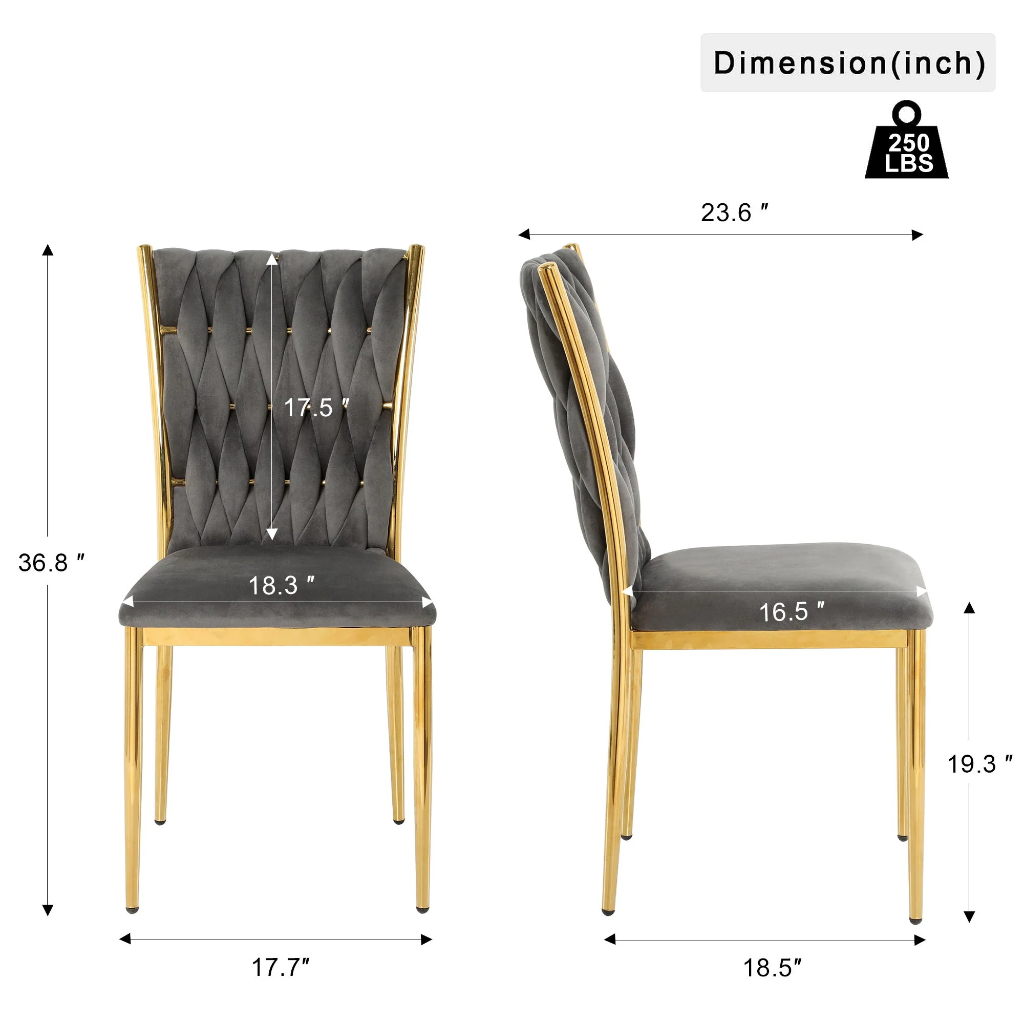Modern Dining Chair For Dining Room - Image 30