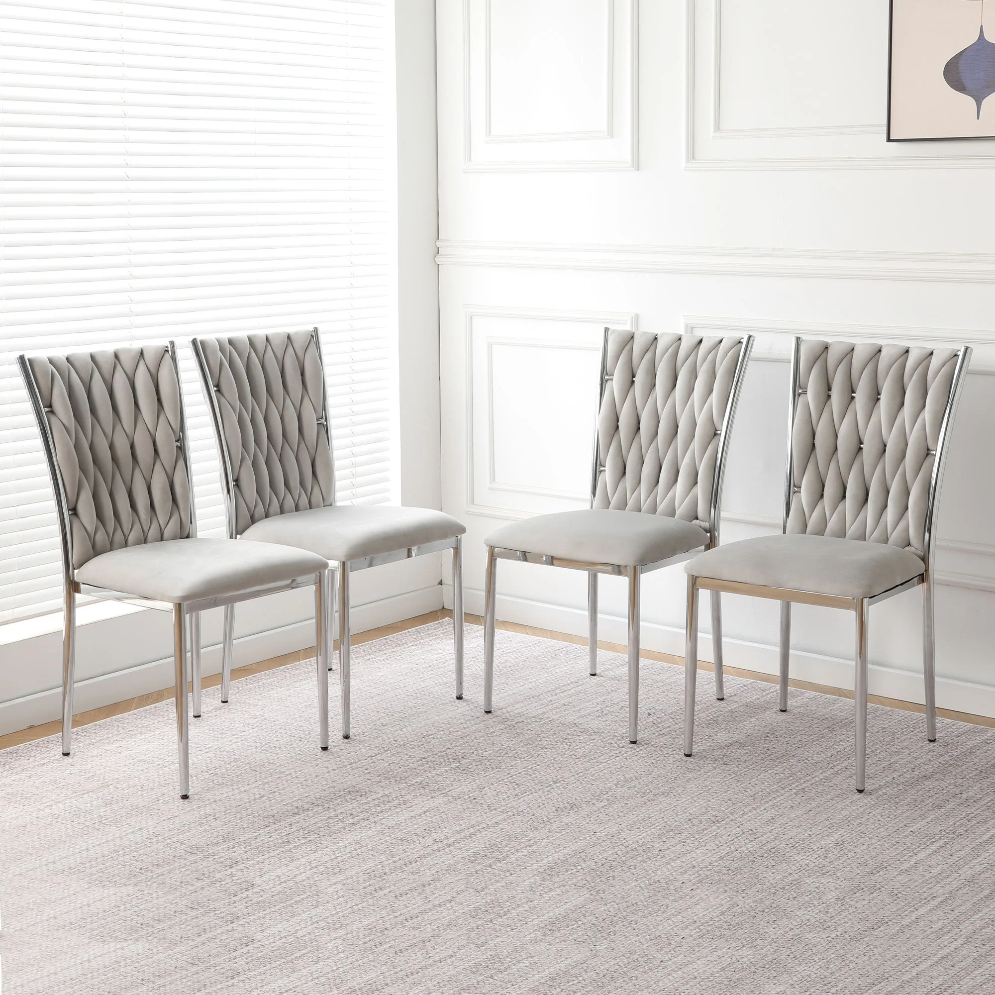 Modern Dining Chair Set For Dining Room - Image 20
