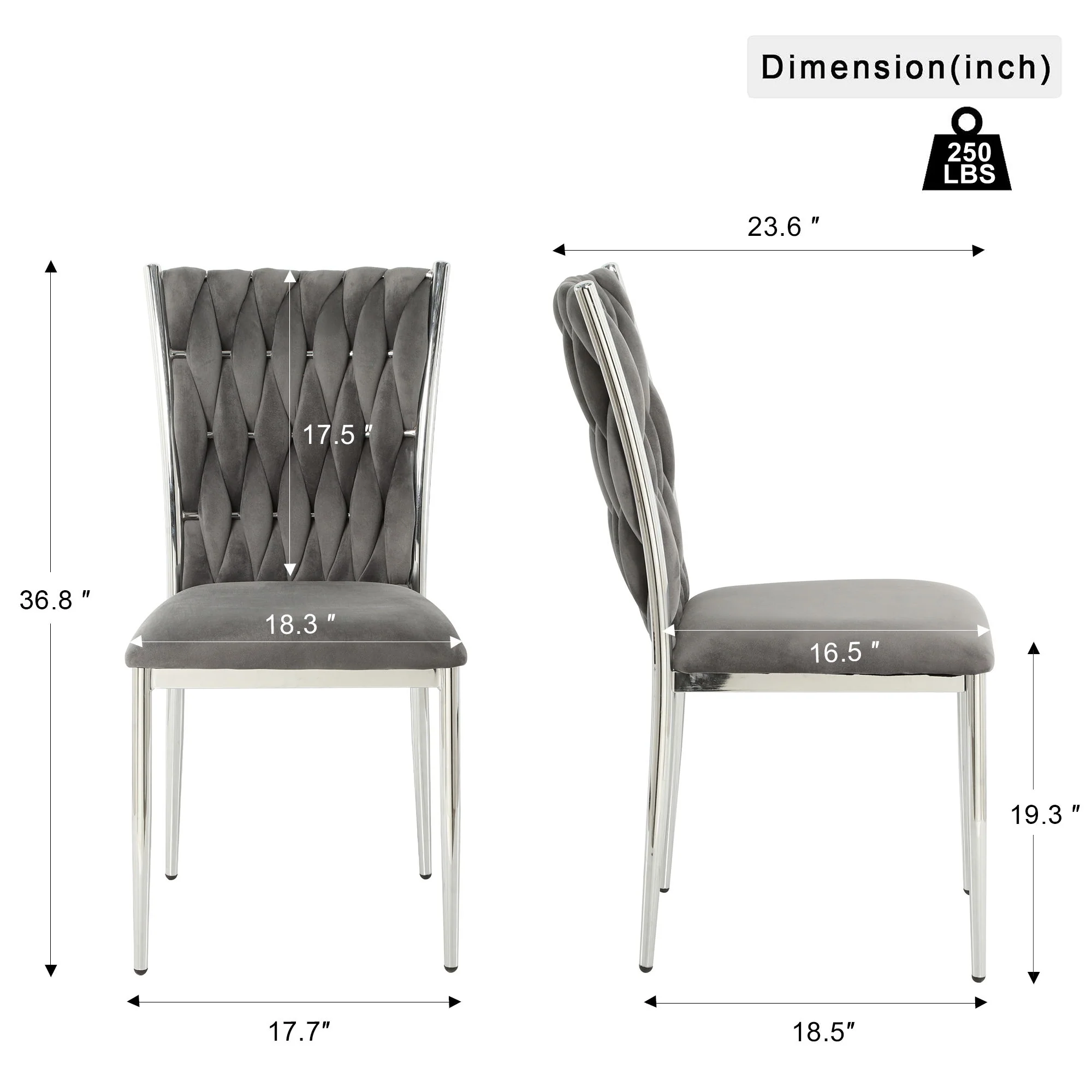 Modern Dining Chair Set For Dining Room - Image 29