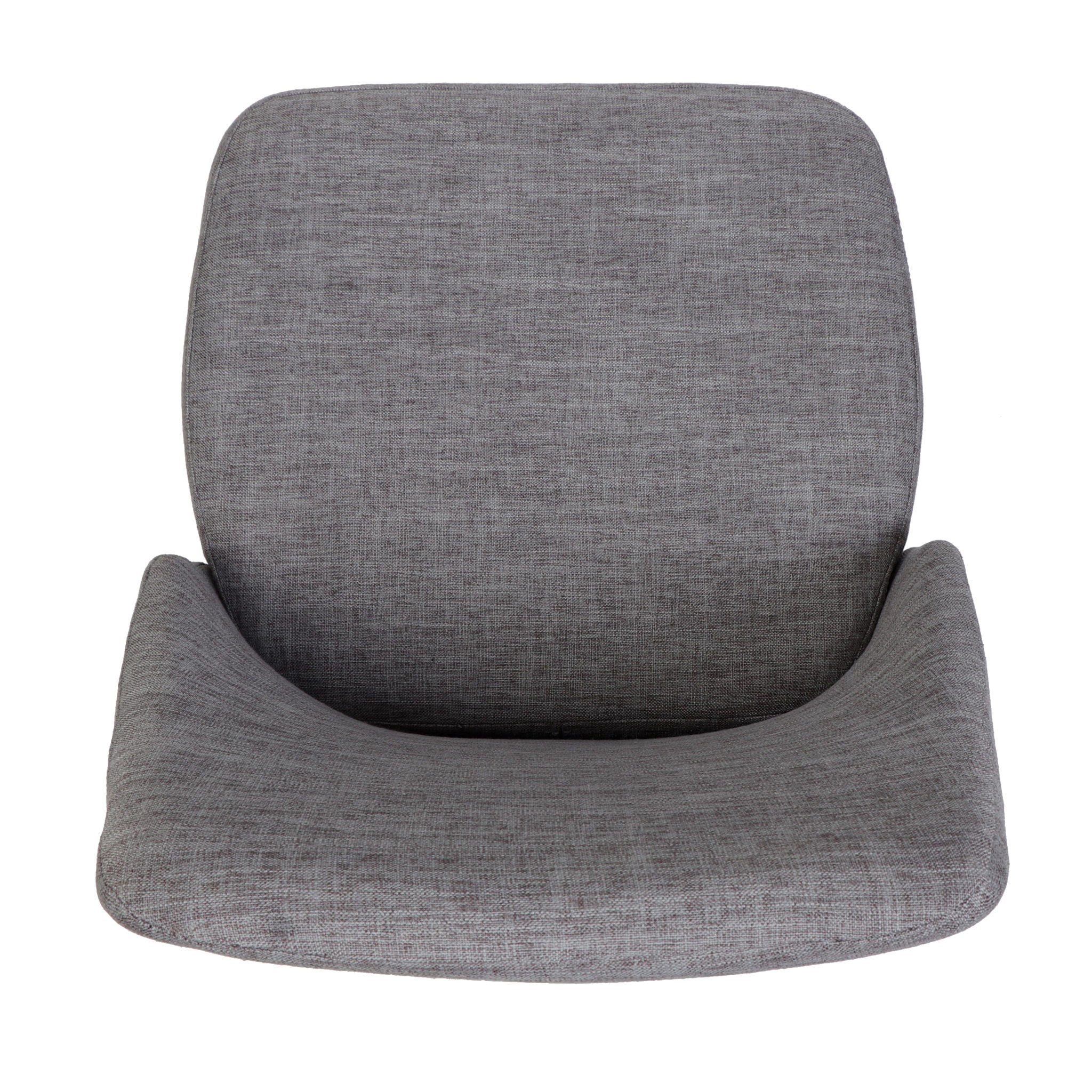 Modern Dining Chair With Iron Legs And Wood Finish - Image 3