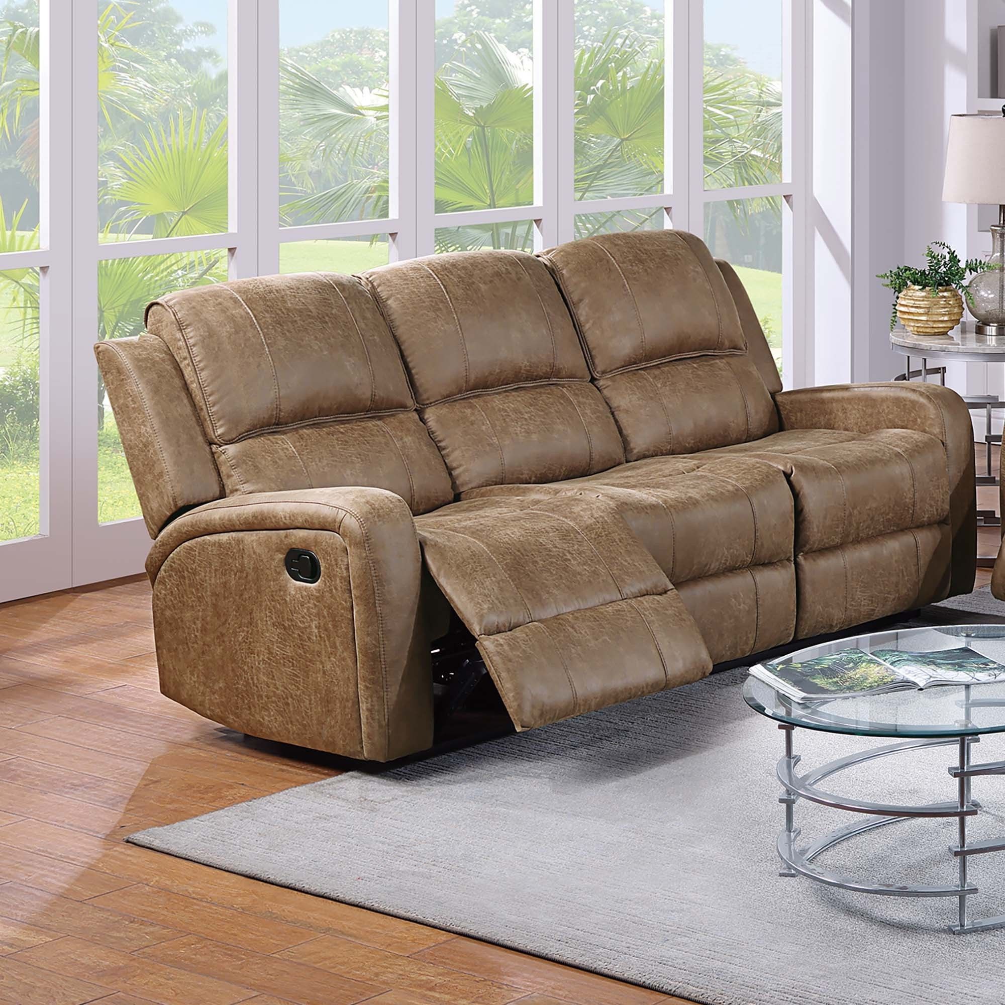 Modern Living Room Set With Square Armrest, Cushion Backrest - Image 12