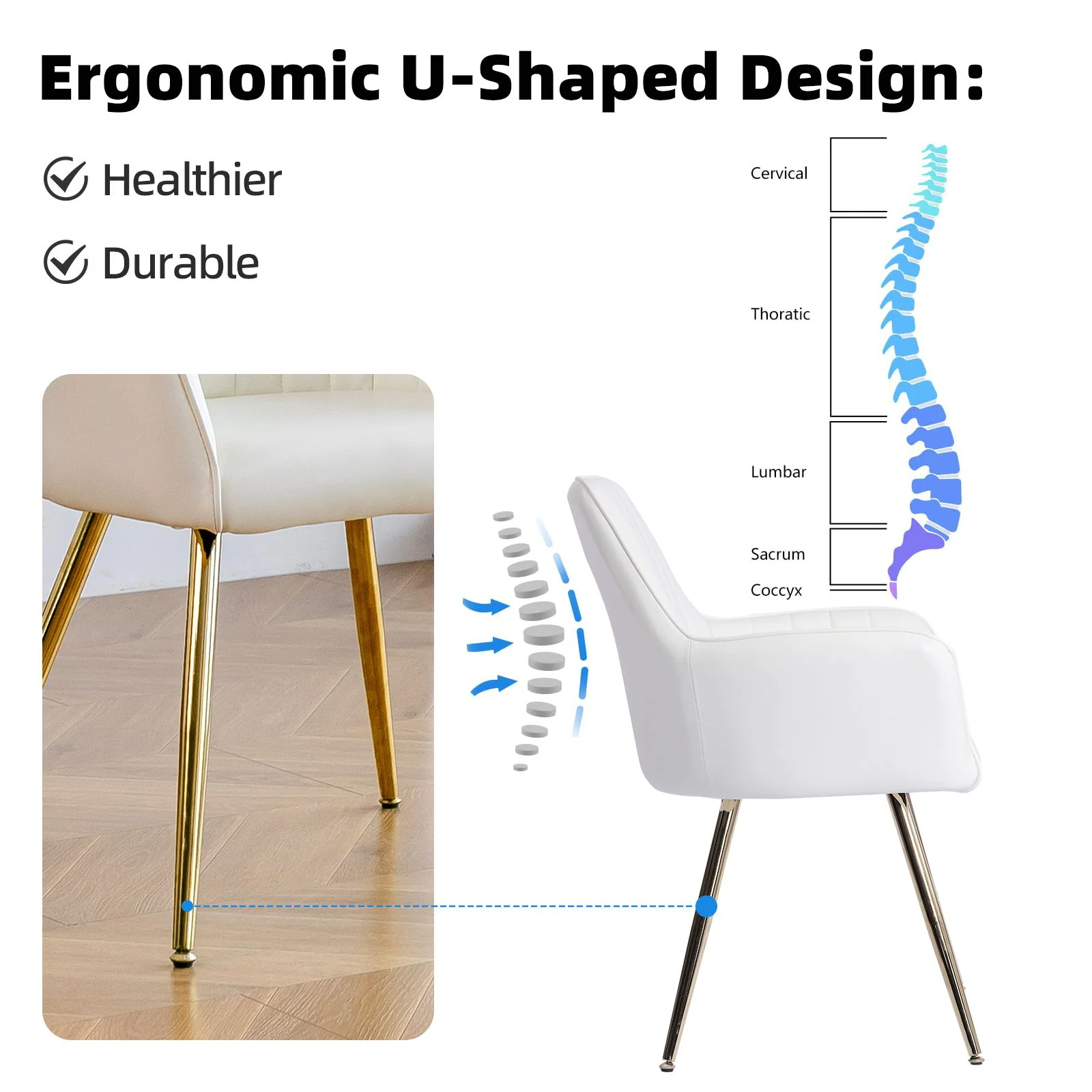 Modern Mid Back Dining Chairs - Image 17
