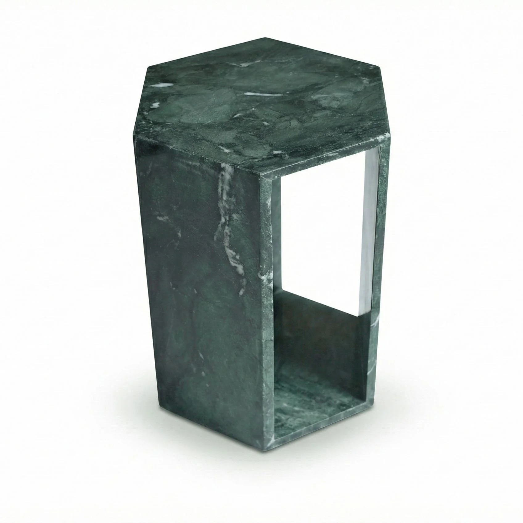 Modern Minimalist Hexagon Side Table - Image 17