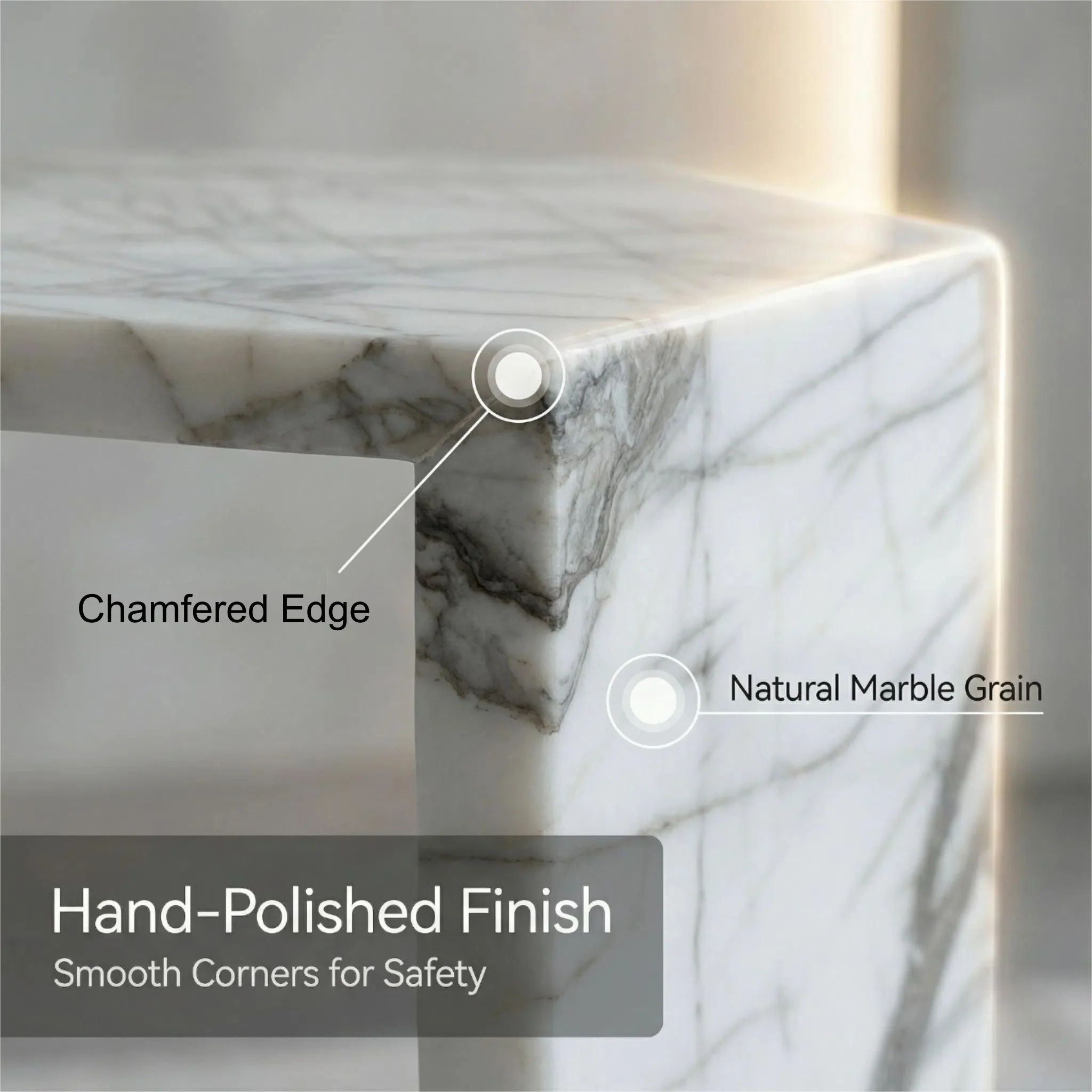 Modern Minimalist Hexagon Side Table - Image 27