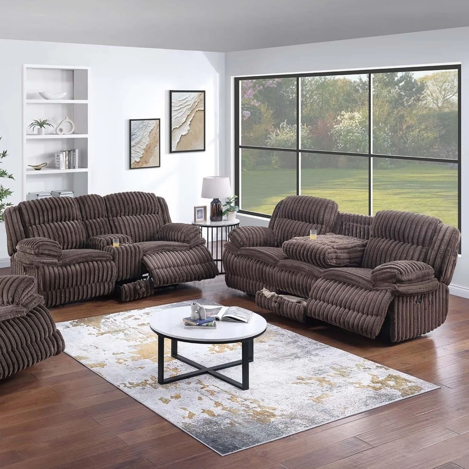 Modern Motion Sofa Set - Image 23