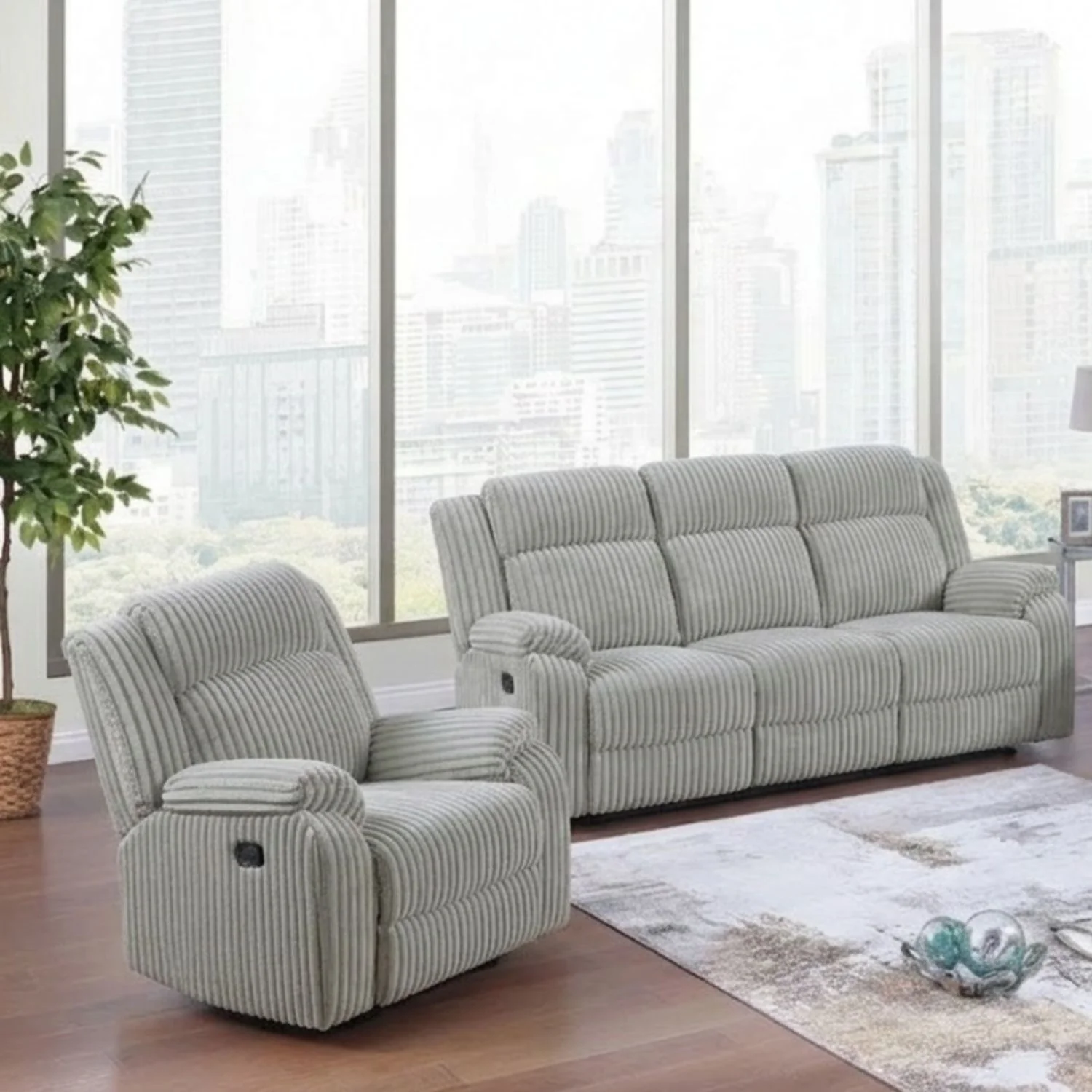 Modern Motion Sofa Set - Image 25