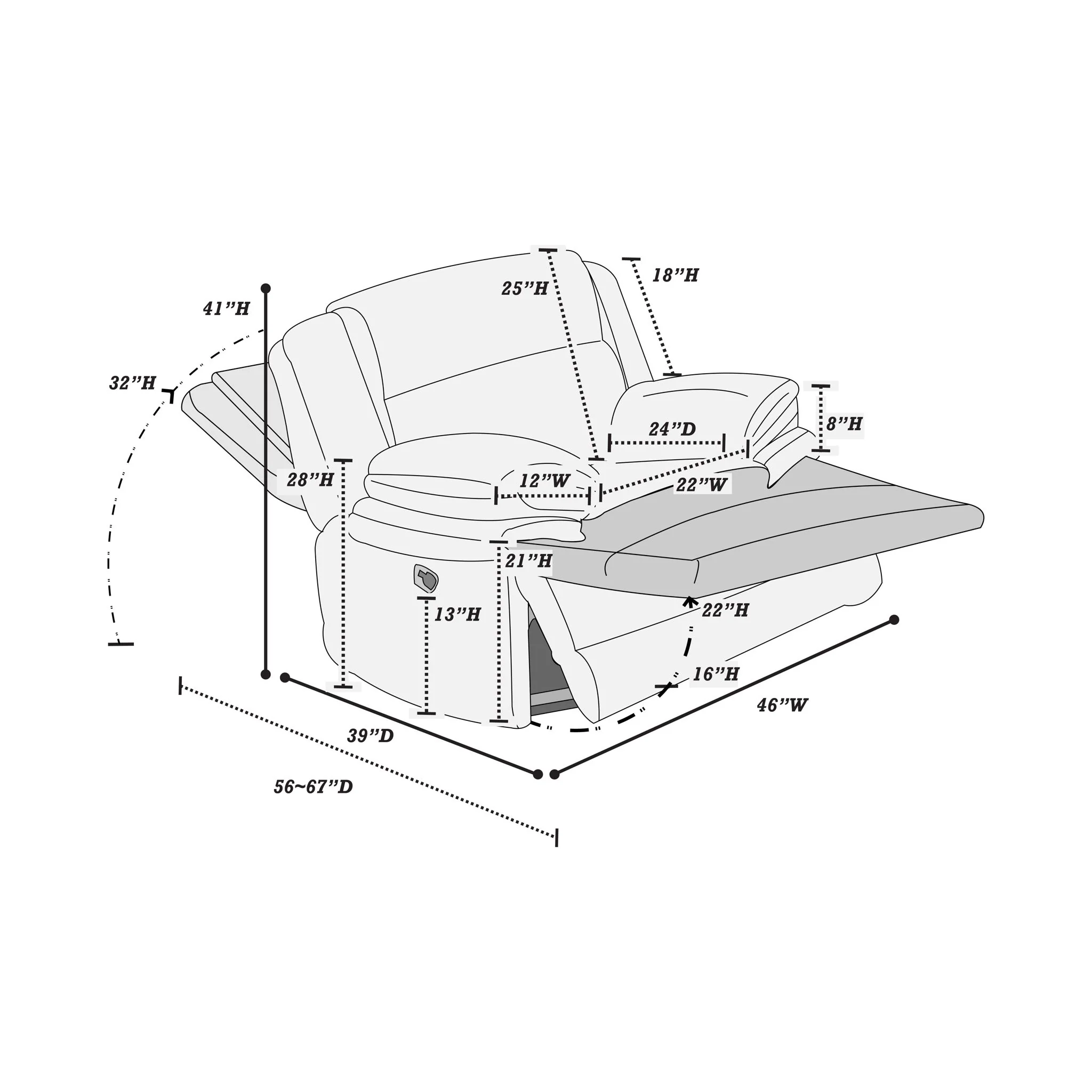 Modern Motion Sofa Set - Image 30