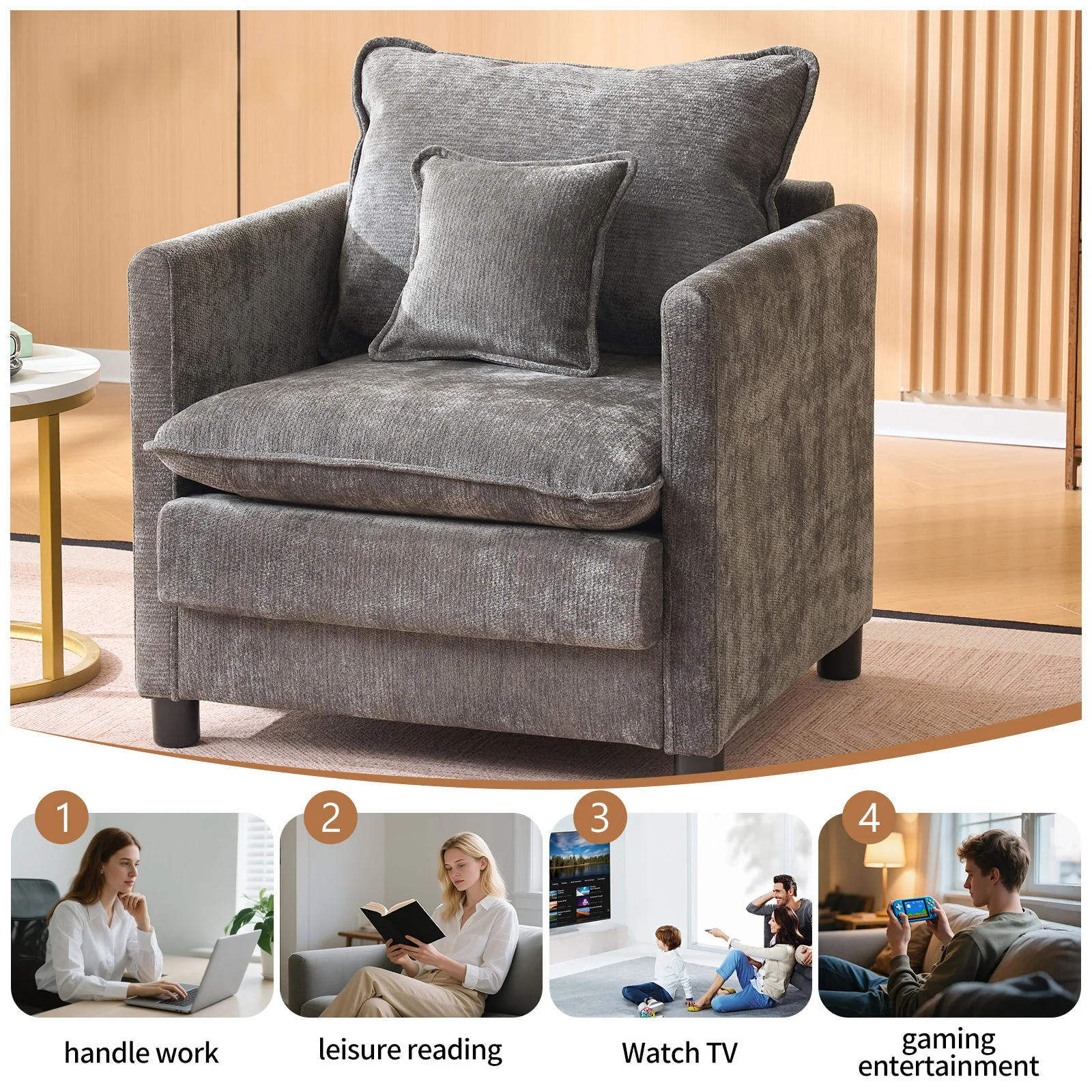 Modern Reading Armchair - Image 22