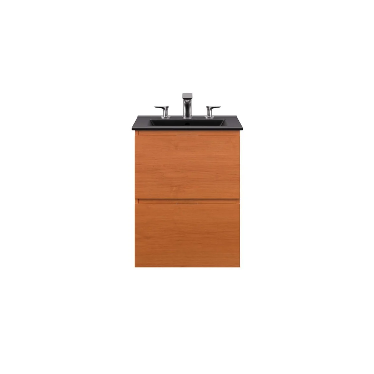 Modern Wall-Mount Bathroom Vanity with Sink — Single and Double Configurations - Image 14
