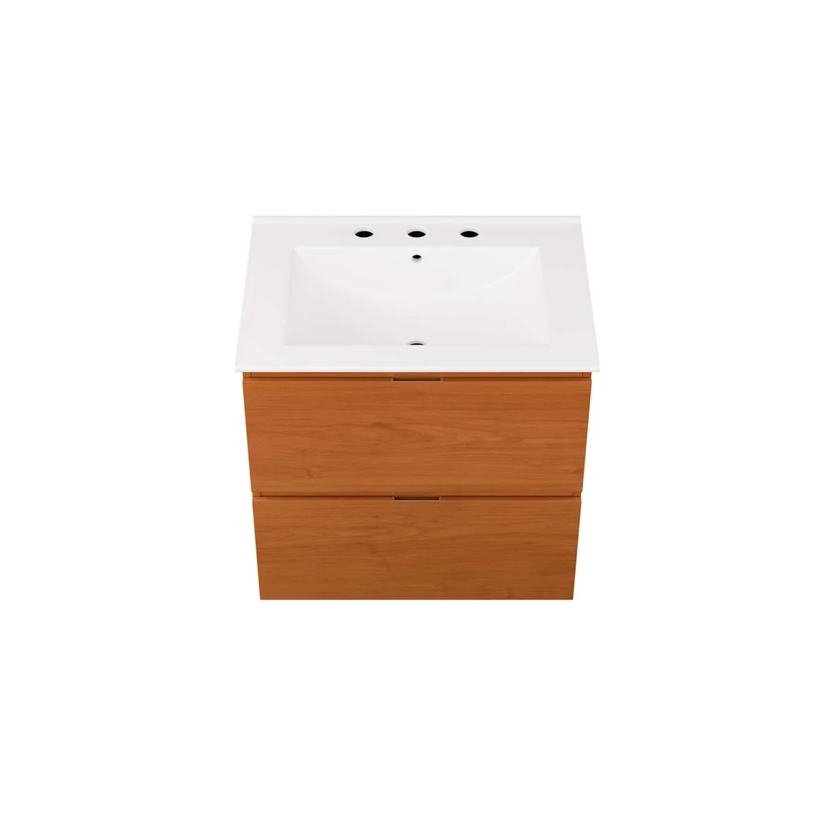 Modern Wall-Mount Bathroom Vanity with Sink — Single and Double Configurations - Image 33
