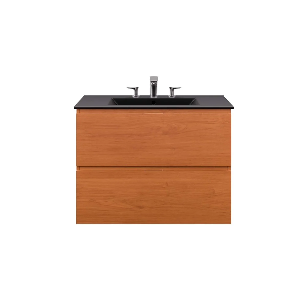 Modern Wall-Mount Bathroom Vanity with Sink — Single and Double Configurations - Image 41