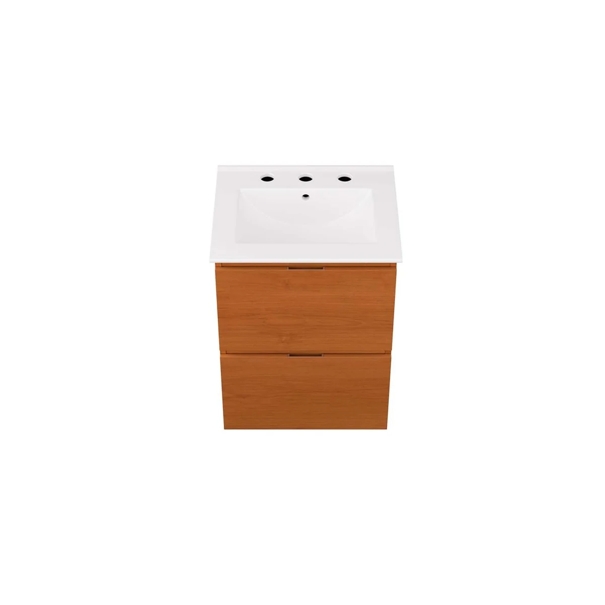 Modern Wall-Mount Bathroom Vanity with Sink — Single and Double Configurations - Image 6