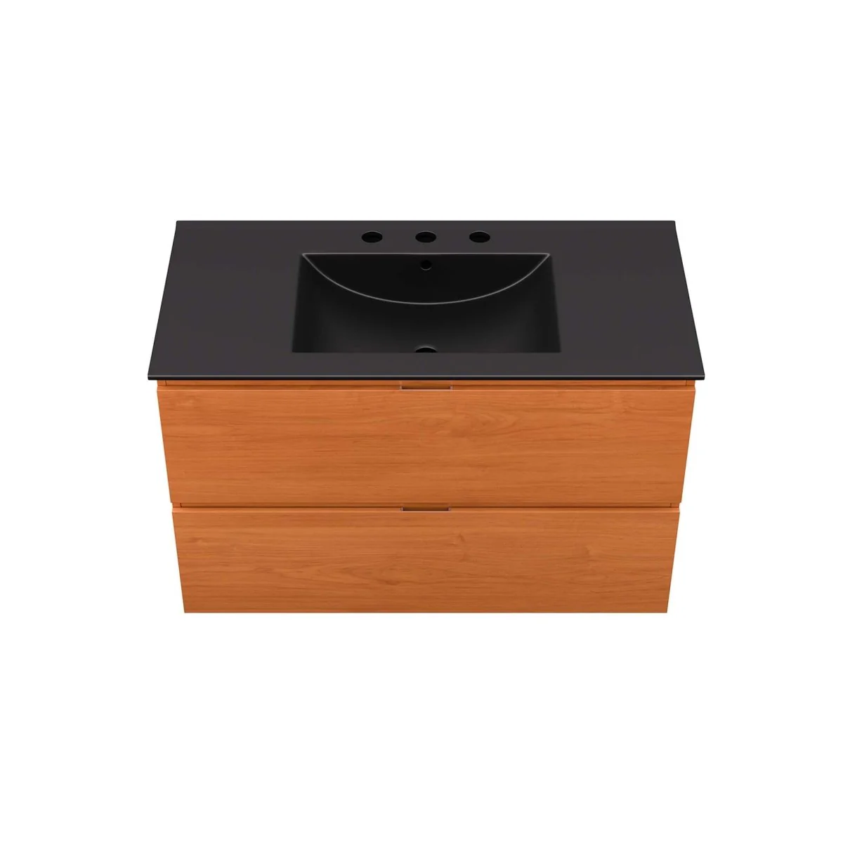 Modern Wall-Mount Bathroom Vanity with Sink — Single and Double Configurations - Image 60