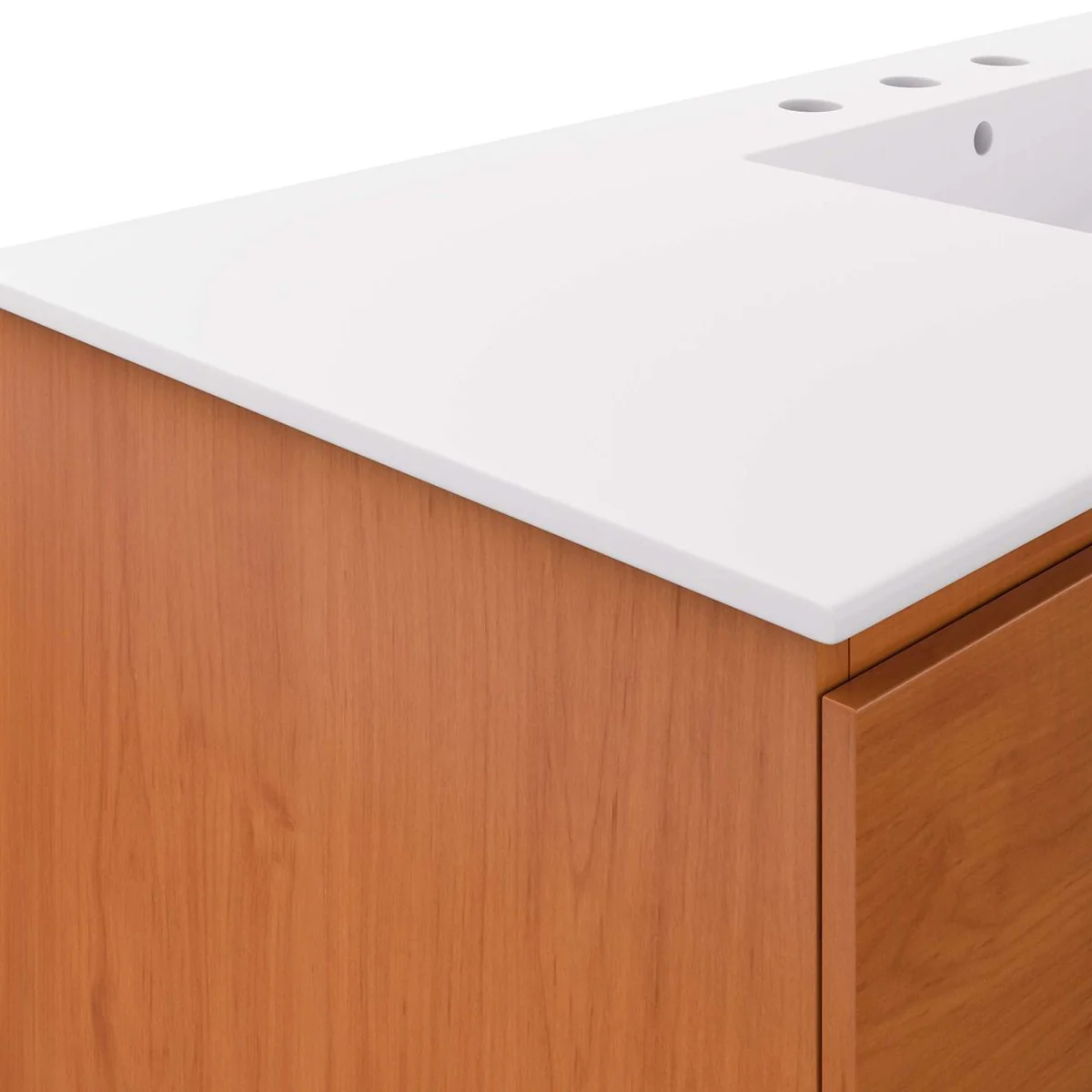 Modern Wall-Mount Bathroom Vanity with Sink — Single and Double Configurations - Image 82
