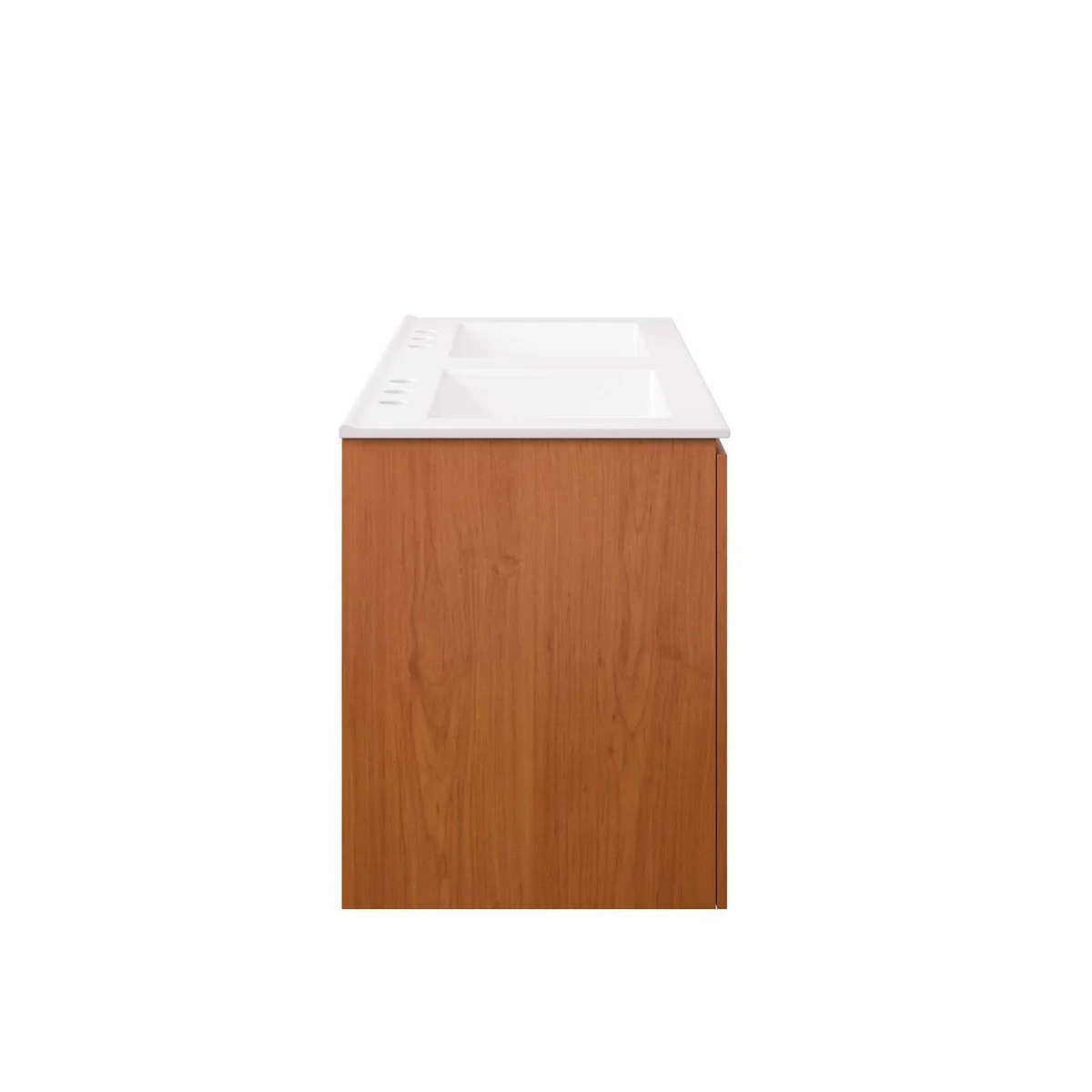 Modern Wall-Mount Bathroom Vanity with Sink — Single and Double Configurations - Image 87