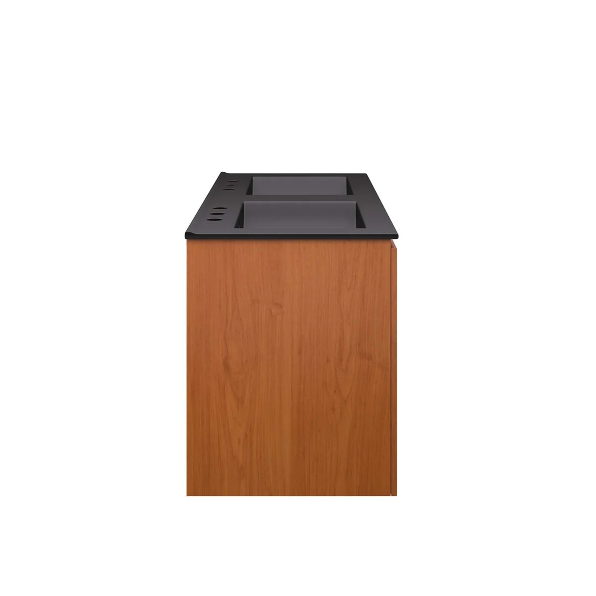 Modern Wall-Mount Bathroom Vanity with Sink — Single and Double Configurations - Image 97