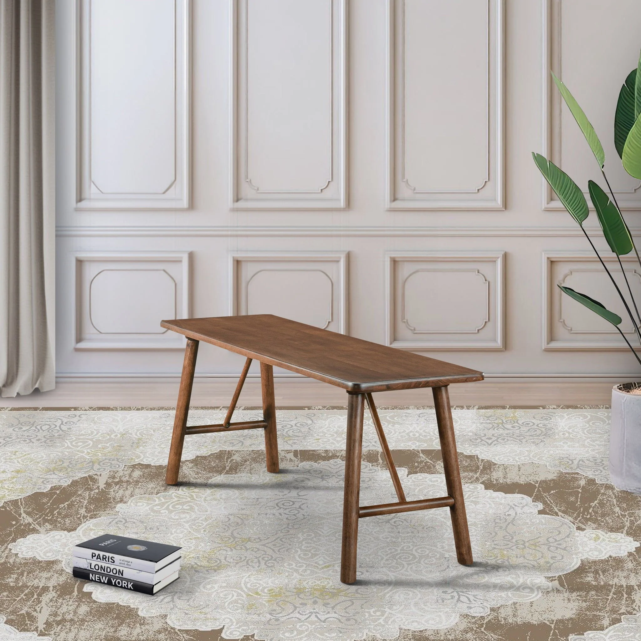 Molly - Bench - Walnut Brown - Image 2