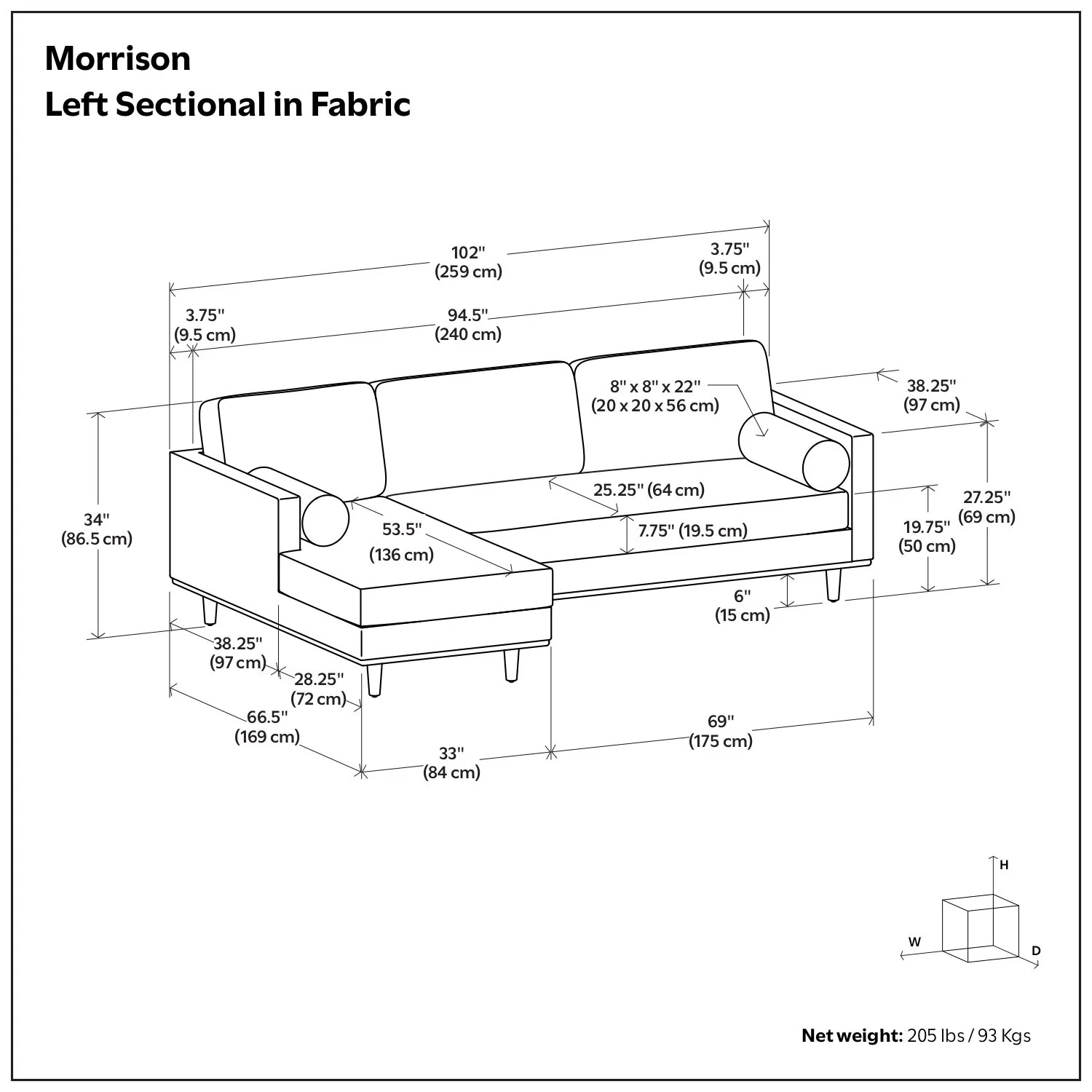 Morrison - Upholstered Sectional Sofa - Image 33