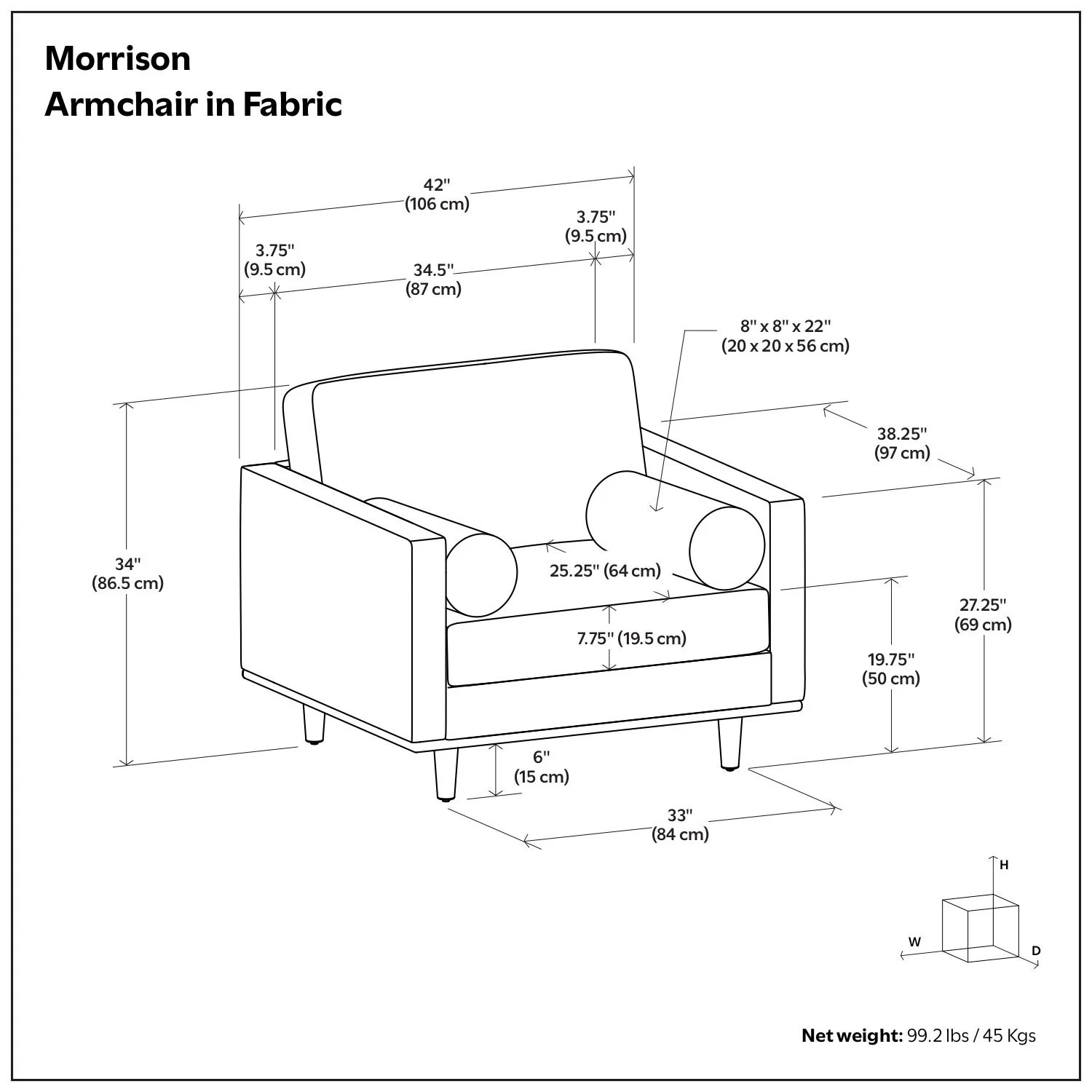 Morrison - Wide Arm Chair - Image 30