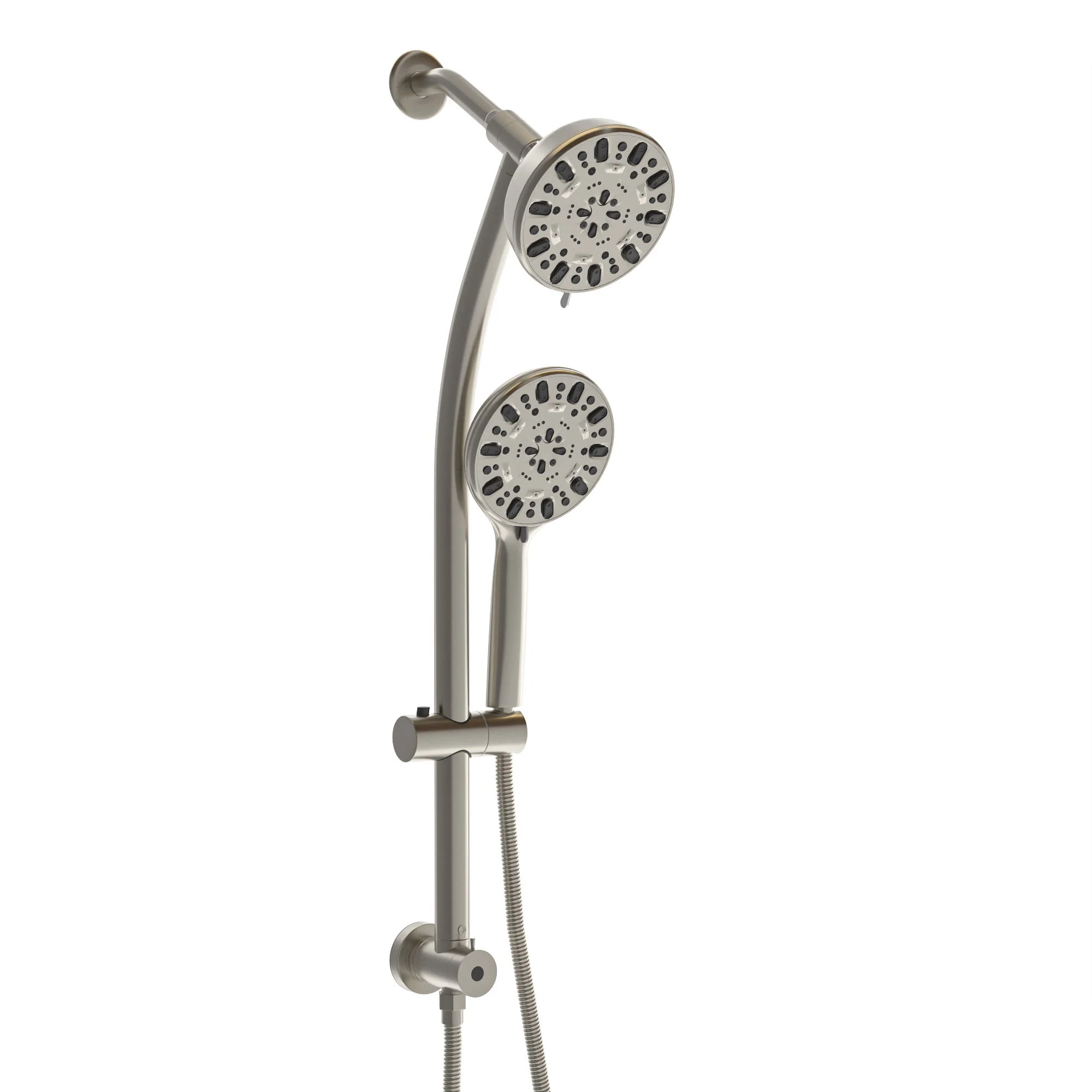 Multi Function Dual Shower Head Shower System With 4.7" Rain Showerhead, 7 Function Hand Shower, Adjustable Slide Bar - Image 3