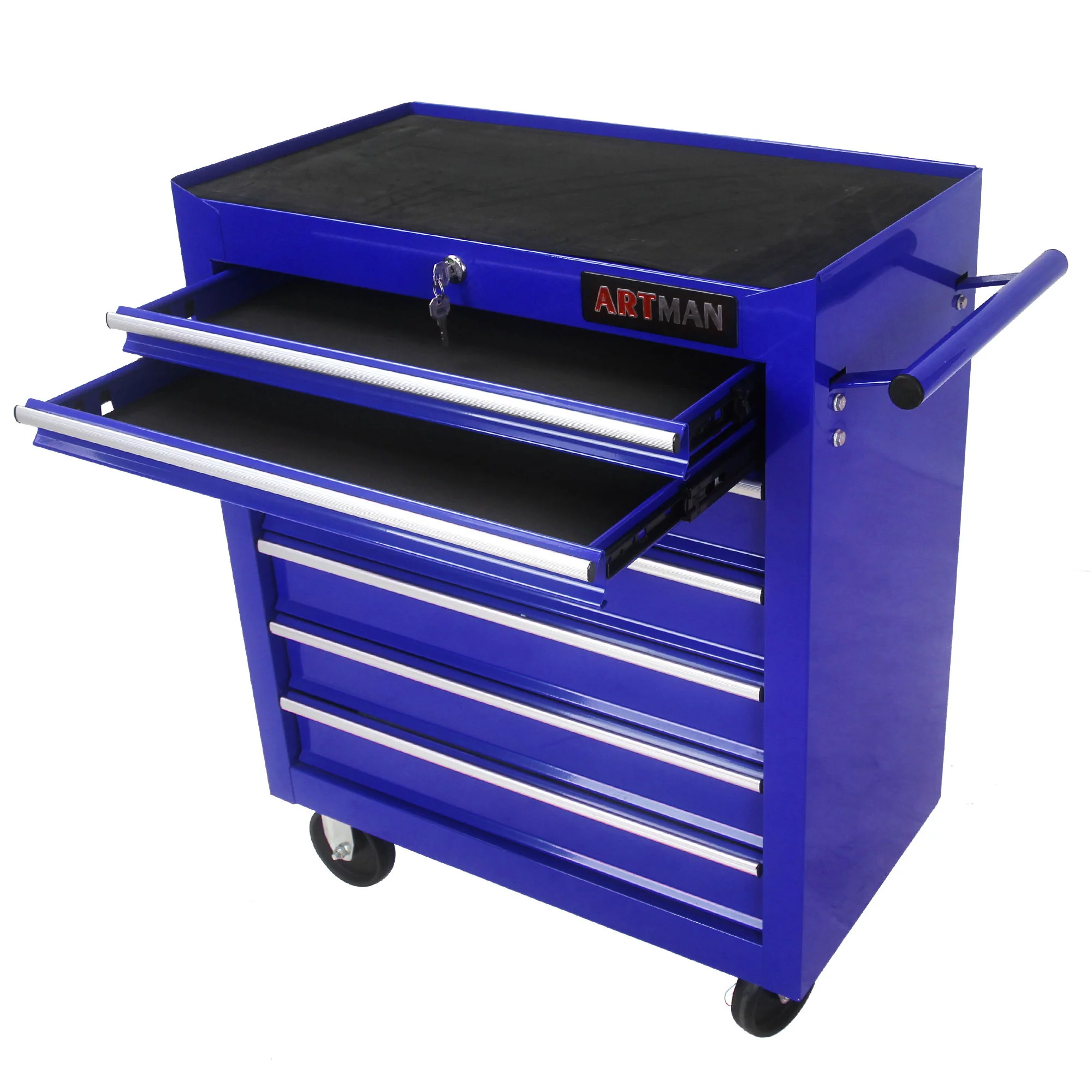 Multifunctional Tool Cart With Wheels And Drawers - Image 12