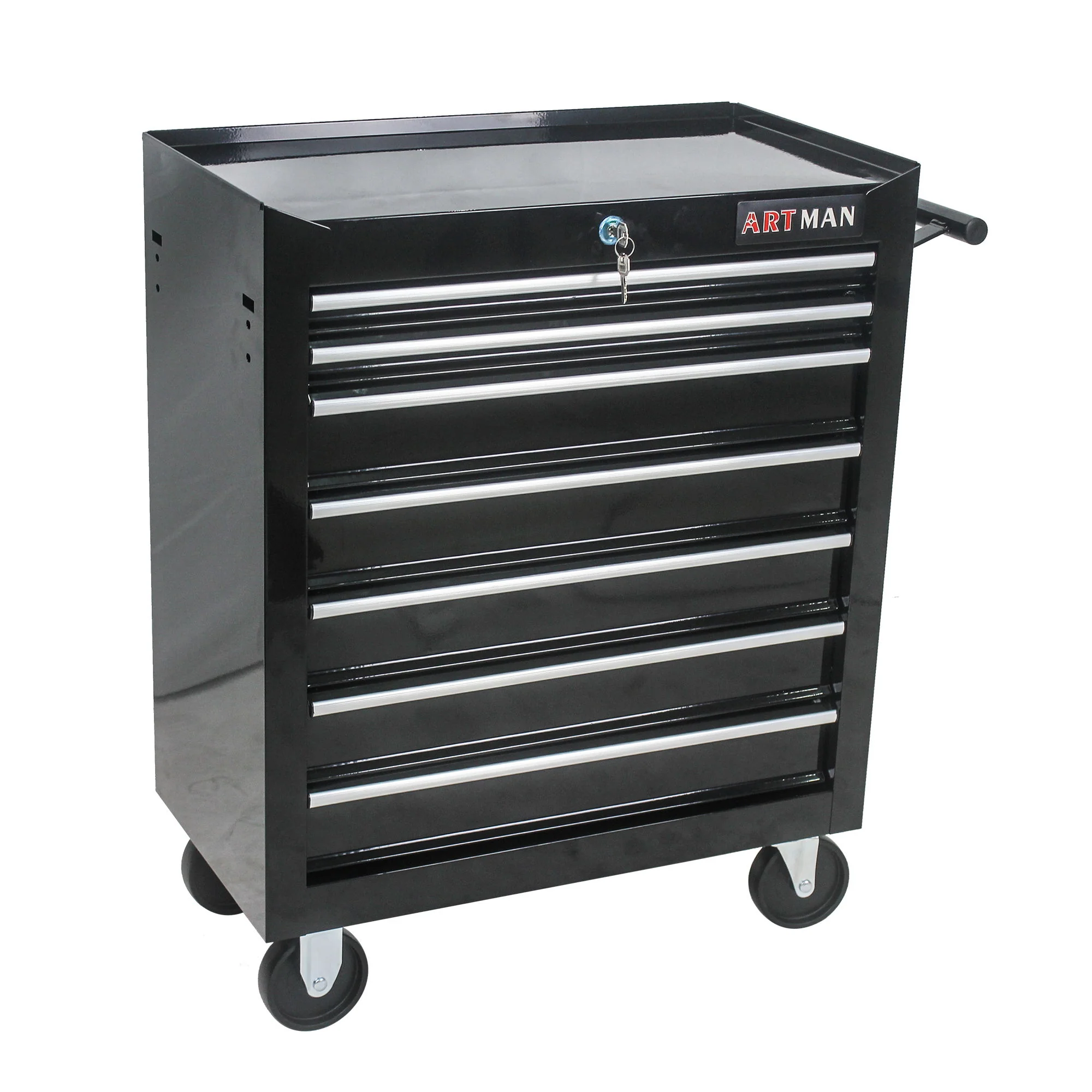 Multifunctional Tool Cart With Wheels And Drawers - Image 14