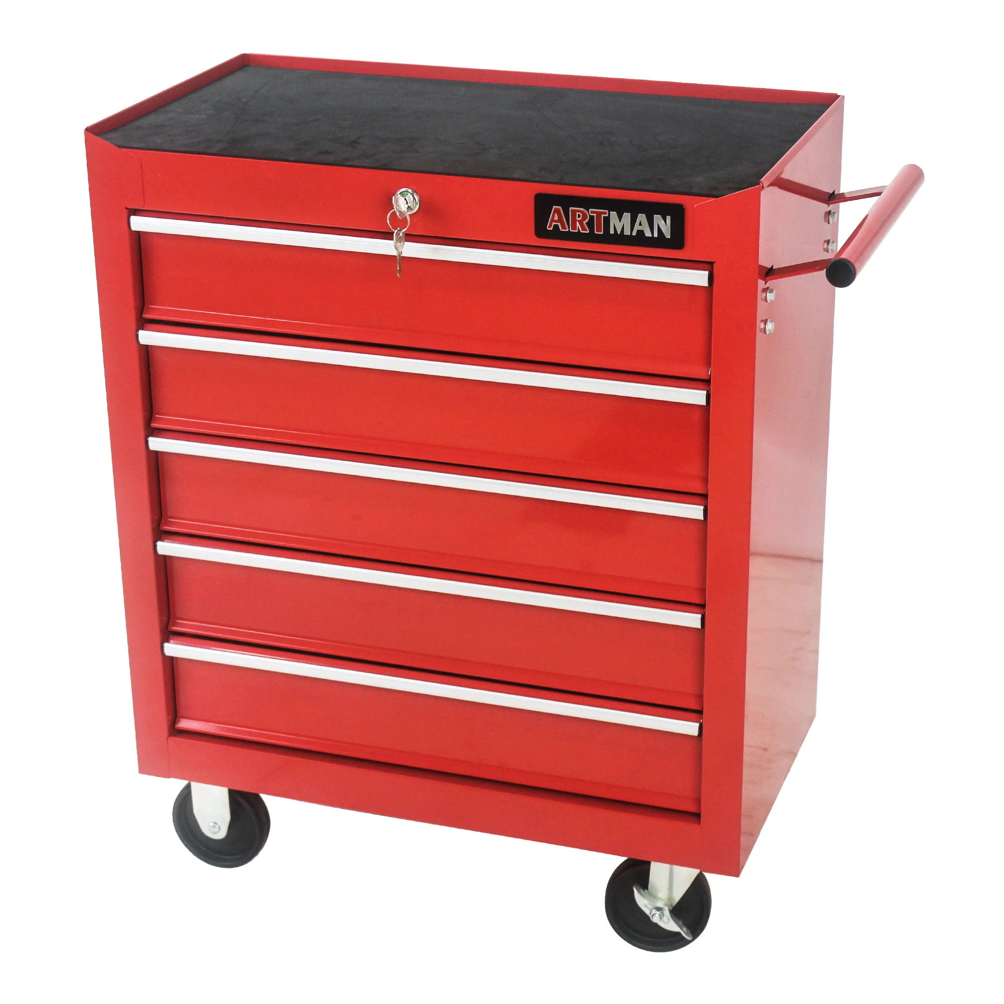 Multifunctional Tool Cart With Wheels And Drawers - Image 17