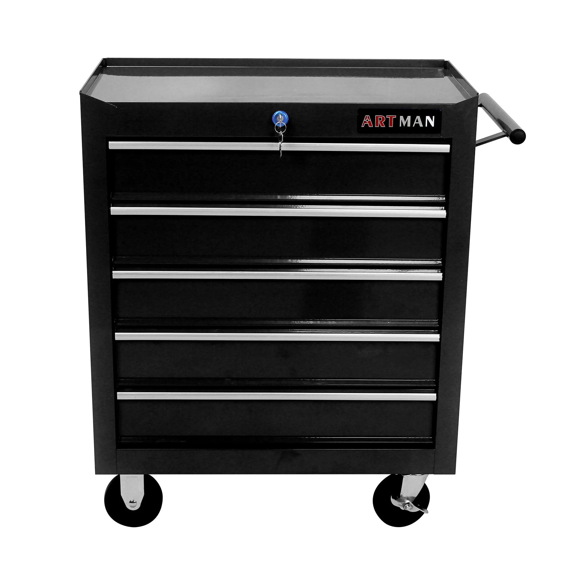 Multifunctional Tool Cart With Wheels And Drawers - Image 2